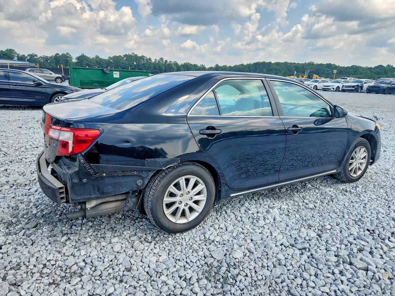 2012 Toyota Camry Le Черный vin: 4T1BF1FK7CU083151