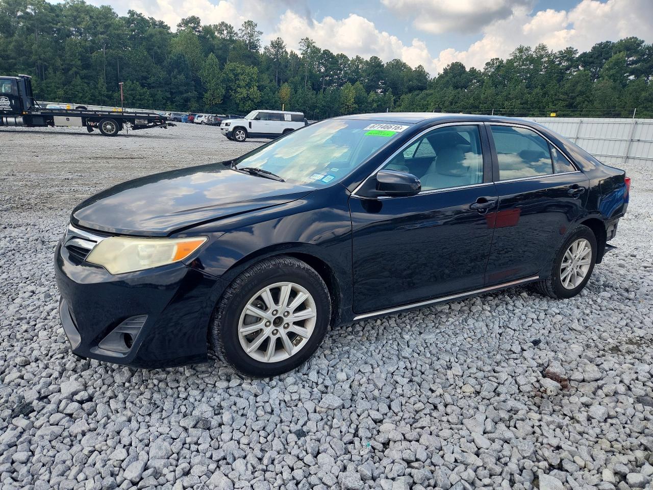 2012 Toyota Camry Le Черный vin: 4T1BF1FK7CU083151