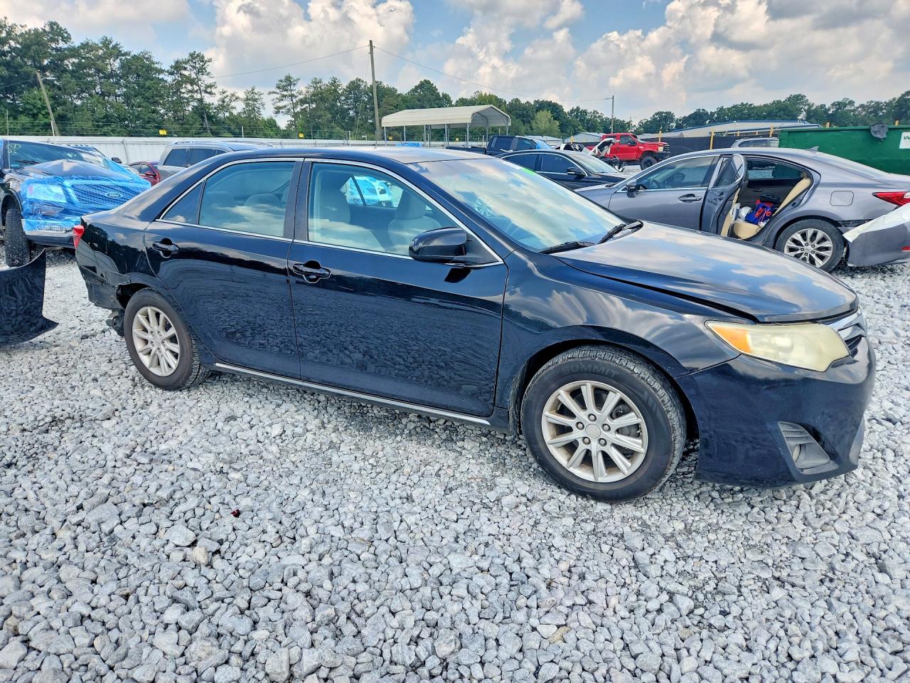 2012 Toyota Camry Le Черный vin: 4T1BF1FK7CU083151