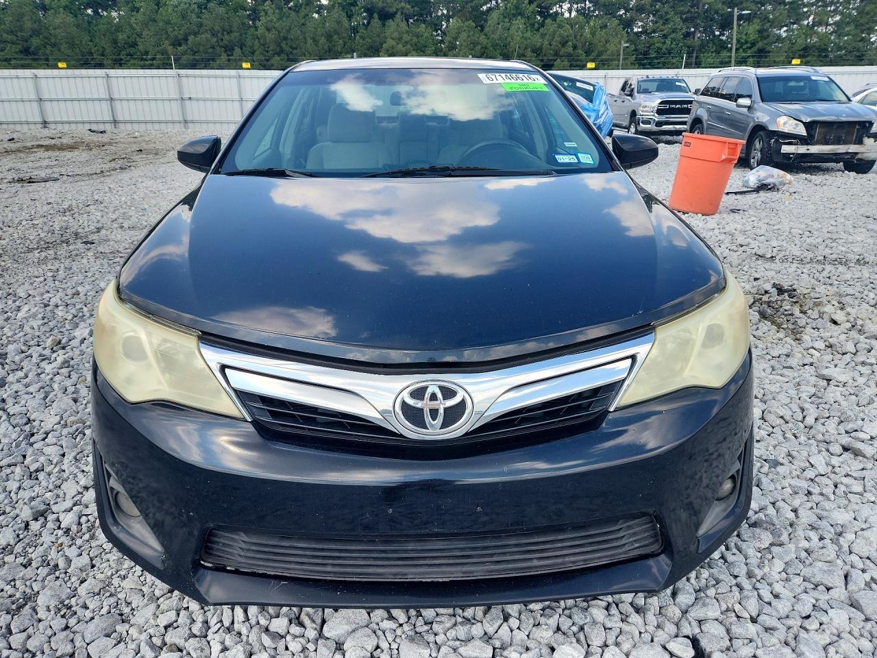 2012 Toyota Camry Le Черный vin: 4T1BF1FK7CU083151