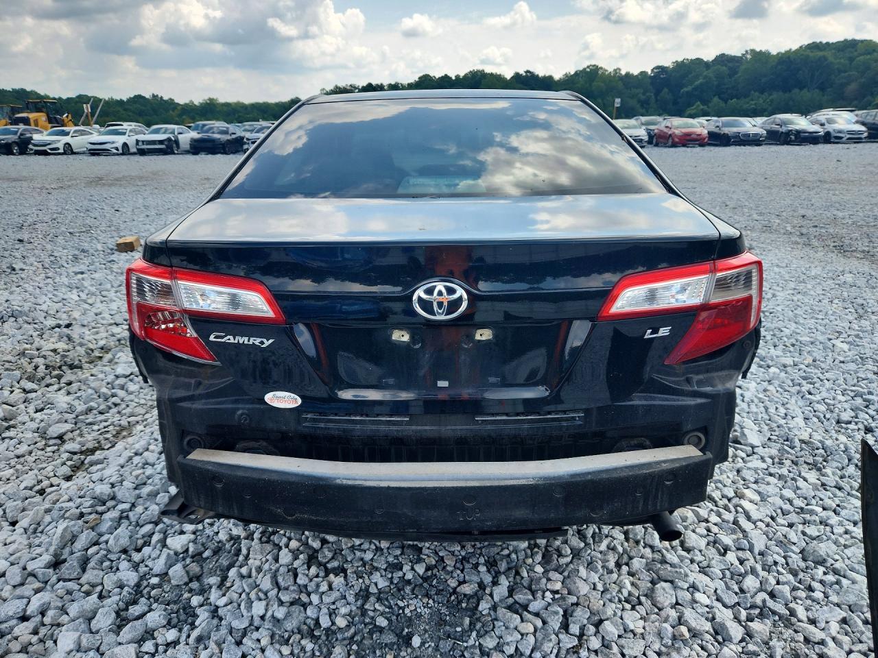 2012 Toyota Camry Le Черный vin: 4T1BF1FK7CU083151