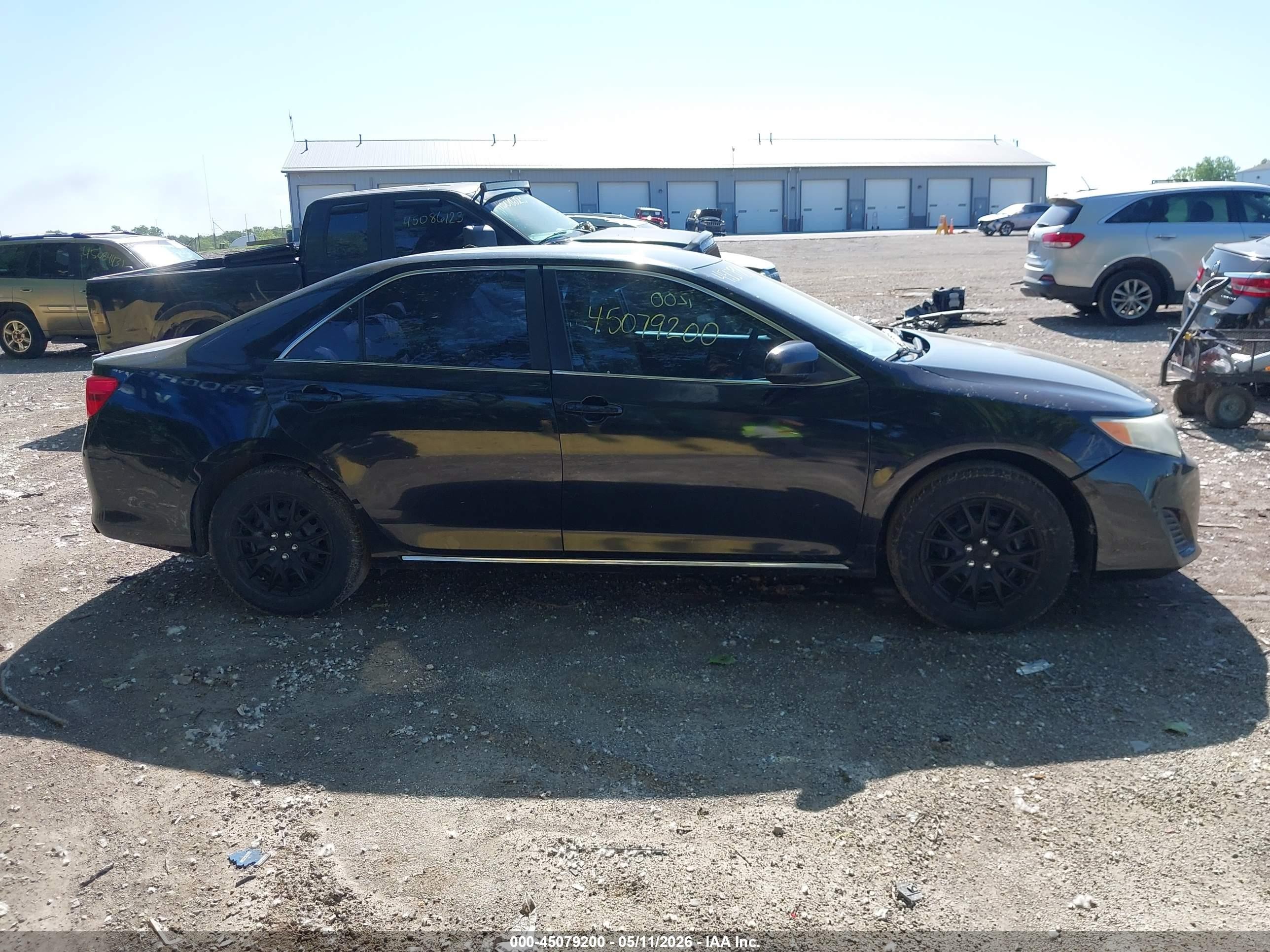 2012 Toyota Camry Le Black vin: 4T1BF1FK7CU086566