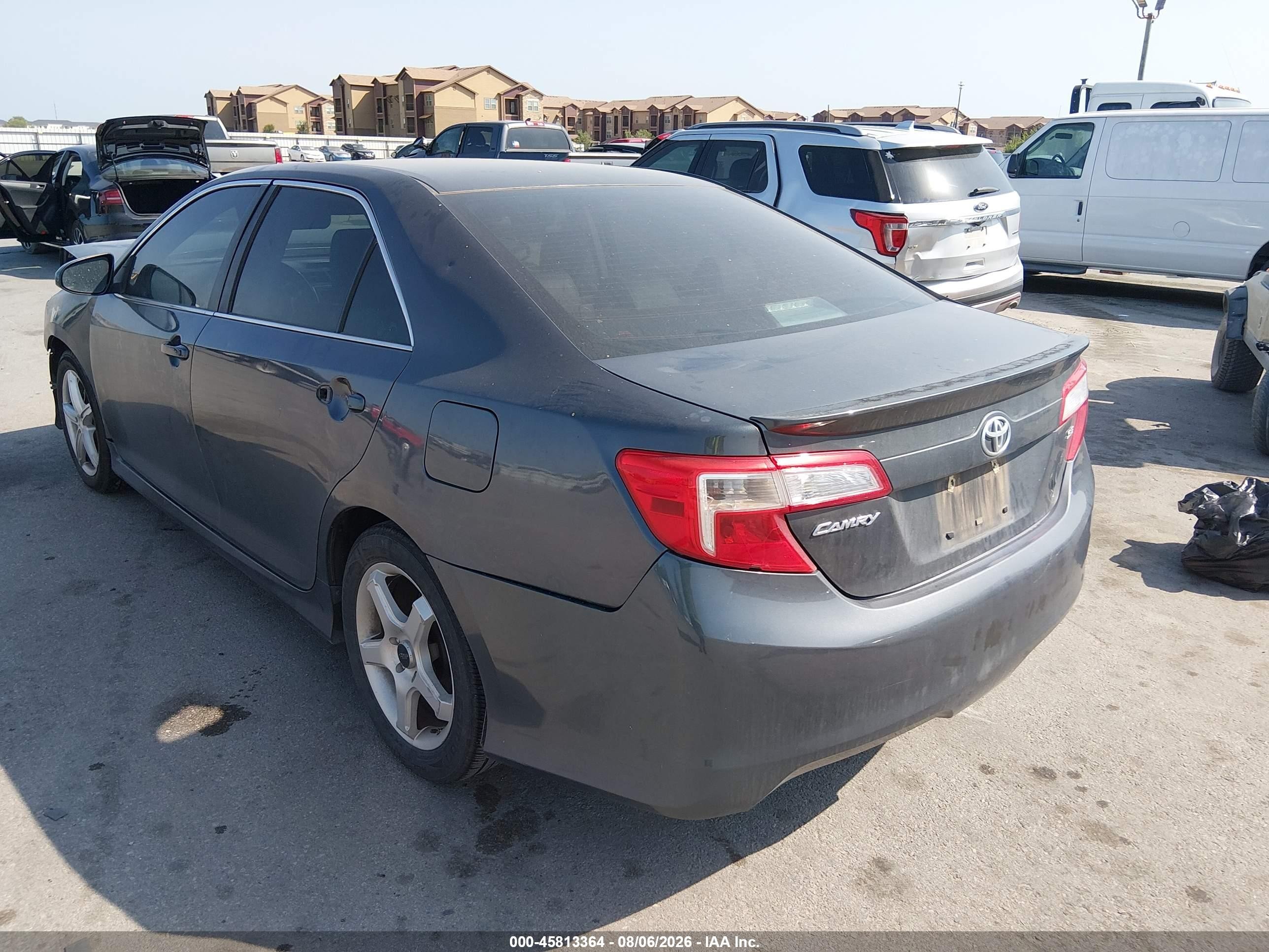 2012 Toyota Camry Se Gray vin: 4T1BF1FK7CU089788