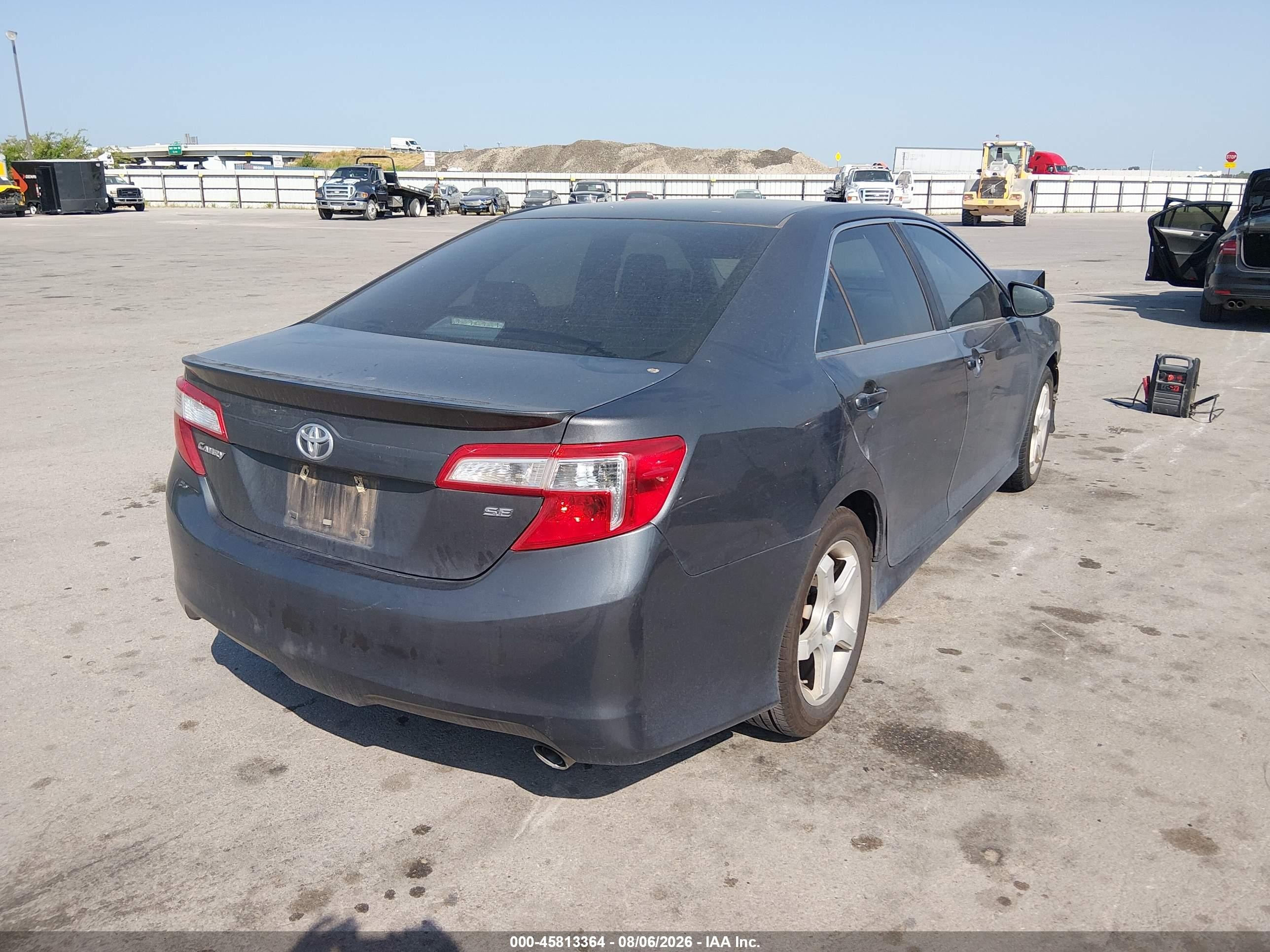 2012 Toyota Camry Se Gray vin: 4T1BF1FK7CU089788