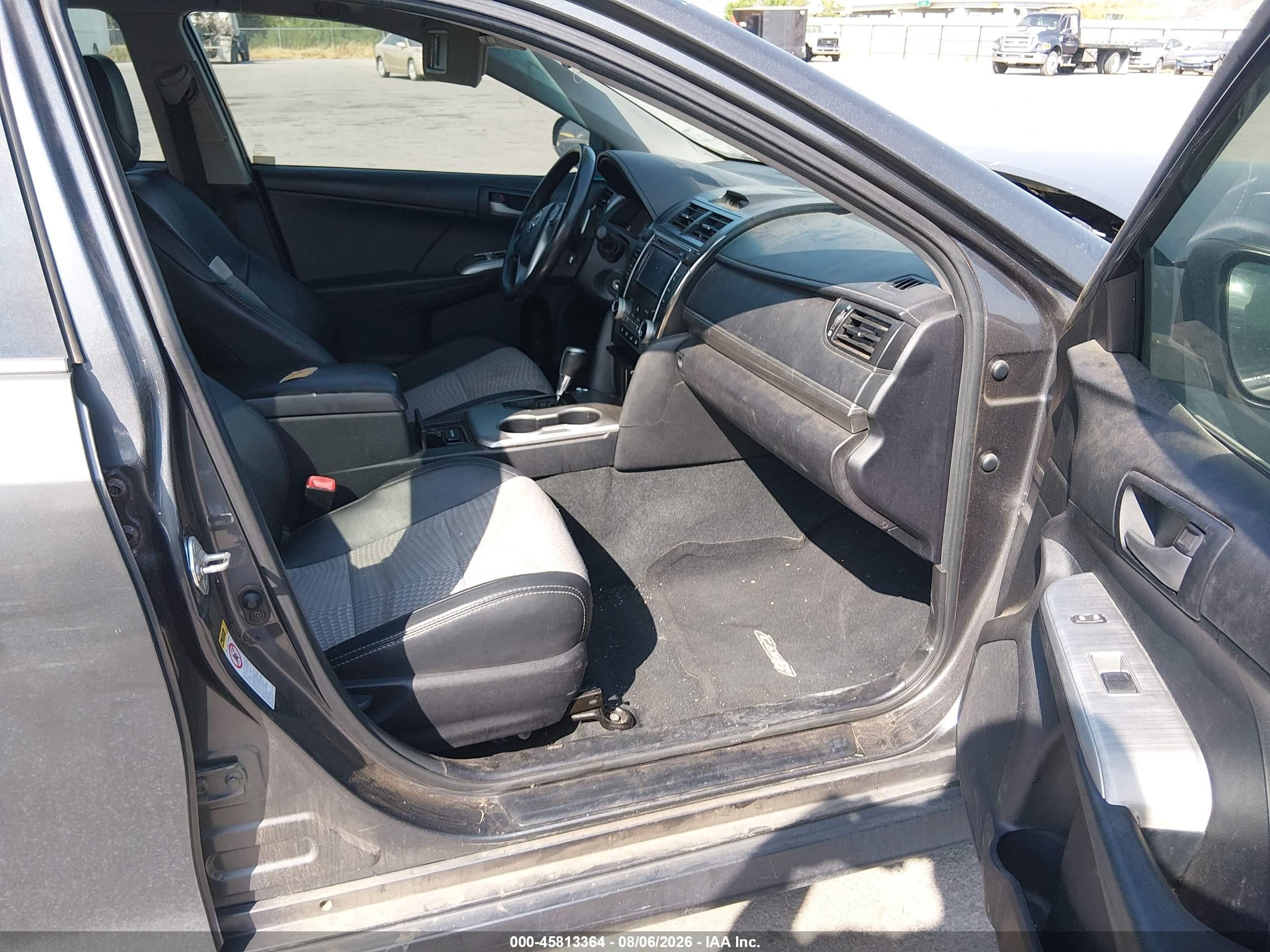 2012 Toyota Camry Se Gray vin: 4T1BF1FK7CU089788