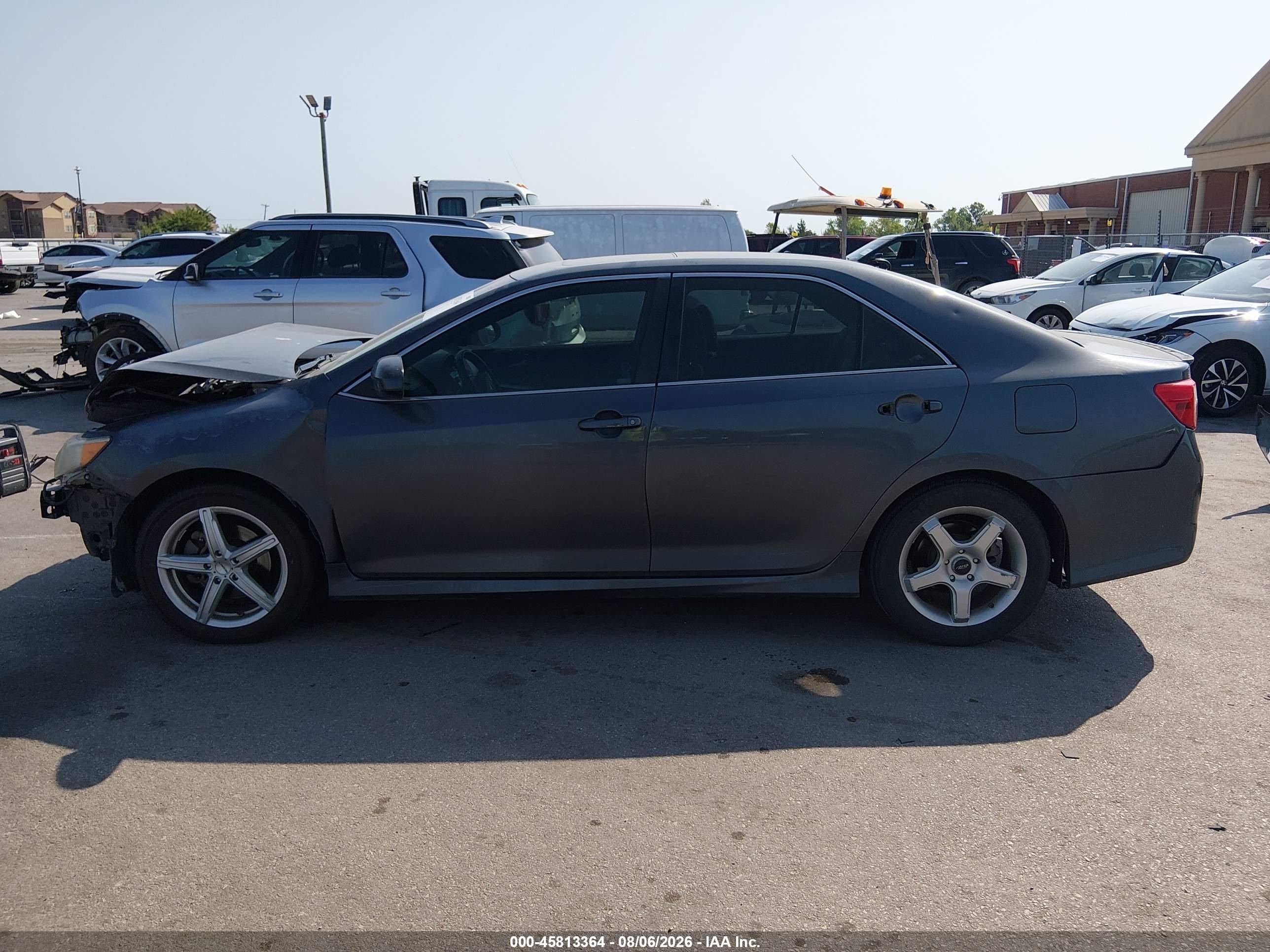 2012 Toyota Camry Se Gray vin: 4T1BF1FK7CU089788