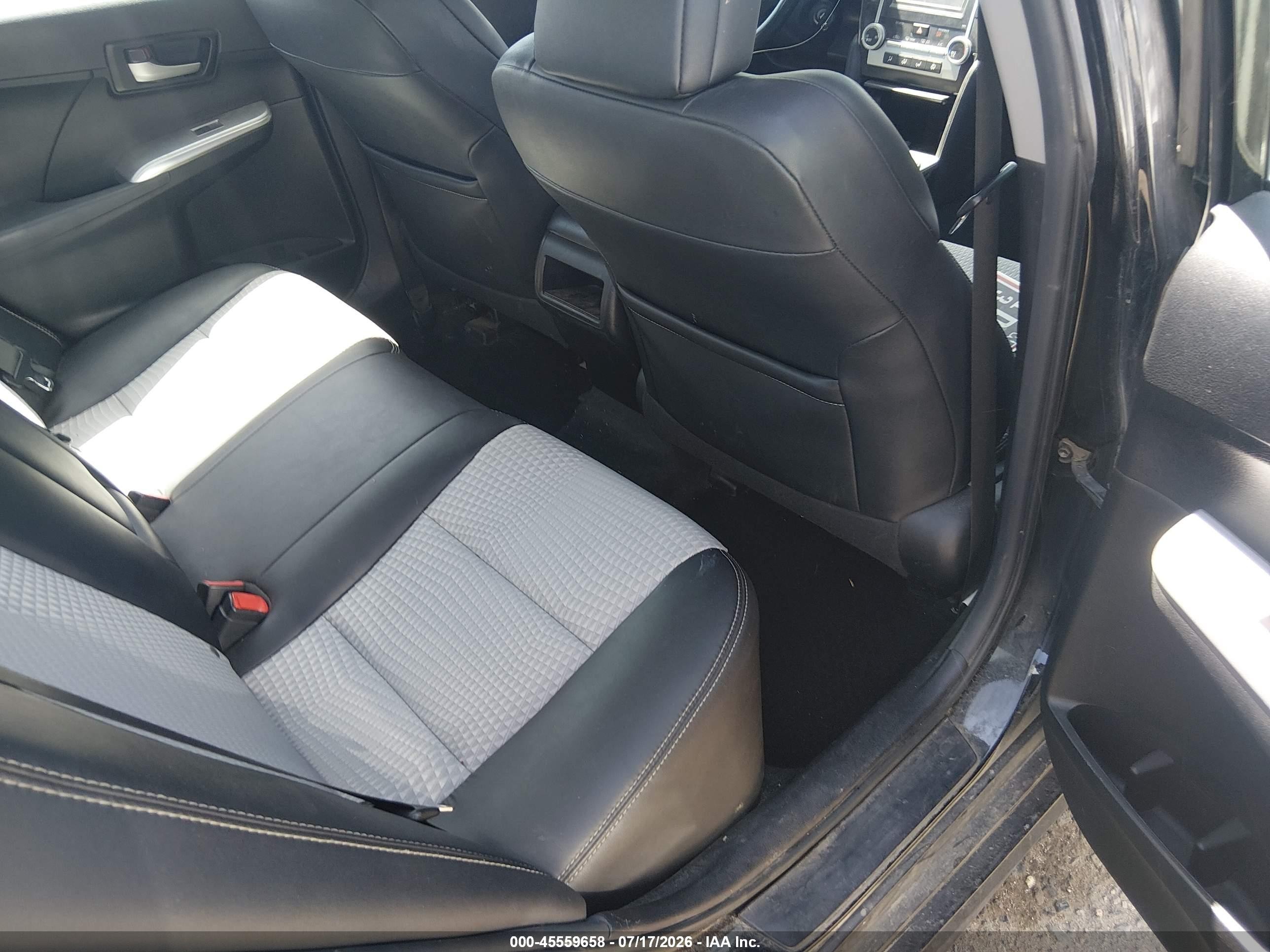 2012 Toyota Camry Se Black vin: 4T1BF1FK7CU093954