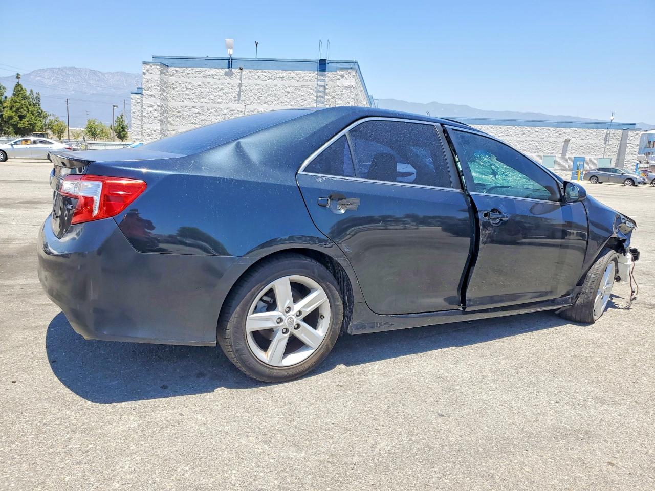 2012 Toyota Camry Se Black vin: 4T1BF1FK7CU108386