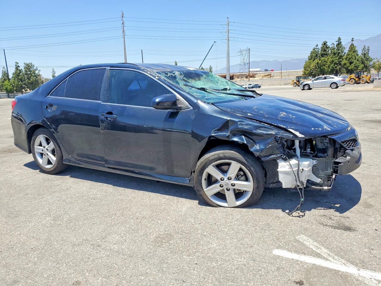 2012 Toyota Camry Se Black vin: 4T1BF1FK7CU108386