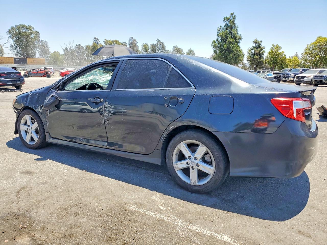 2012 Toyota Camry Se Black vin: 4T1BF1FK7CU108386