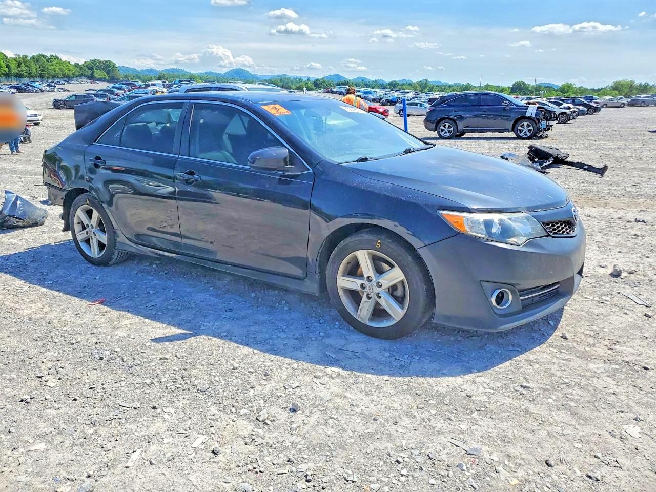 2012 Toyota Camry Se Черный vin: 4T1BF1FK7CU114267