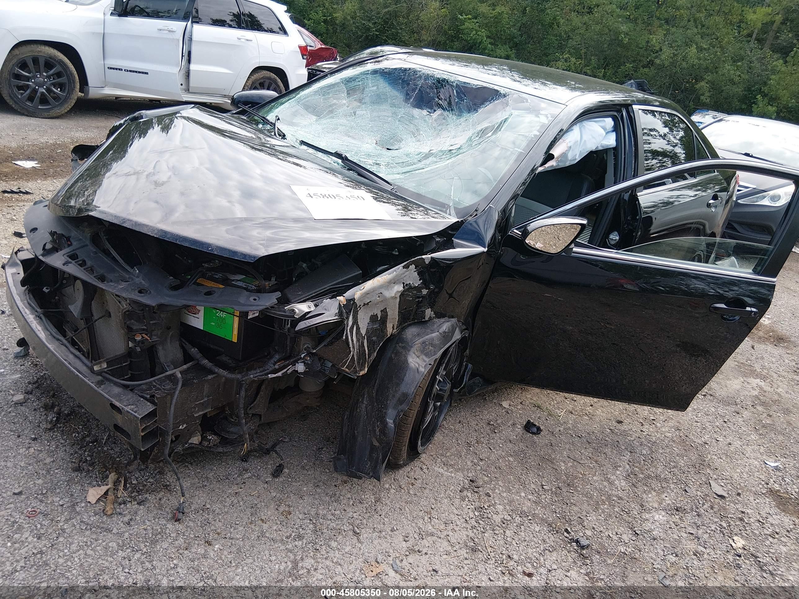 2012 Toyota Camry Se Black vin: 4T1BF1FK7CU118450