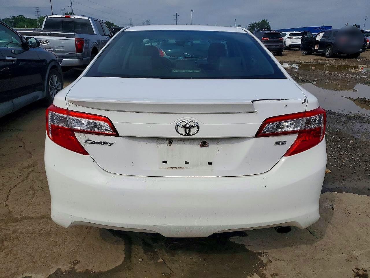 2012 Toyota Camry Se White vin: 4T1BF1FK7CU118884