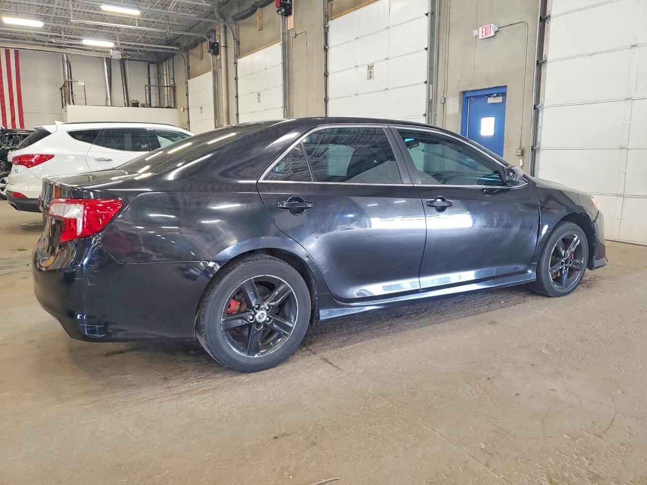 2012 Toyota Camry Se Black vin: 4T1BF1FK7CU118898
