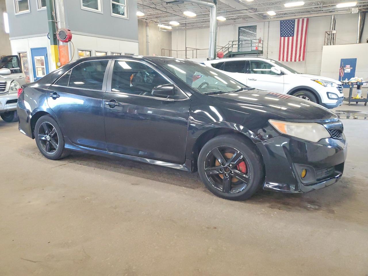 2012 Toyota Camry Se Black vin: 4T1BF1FK7CU118898