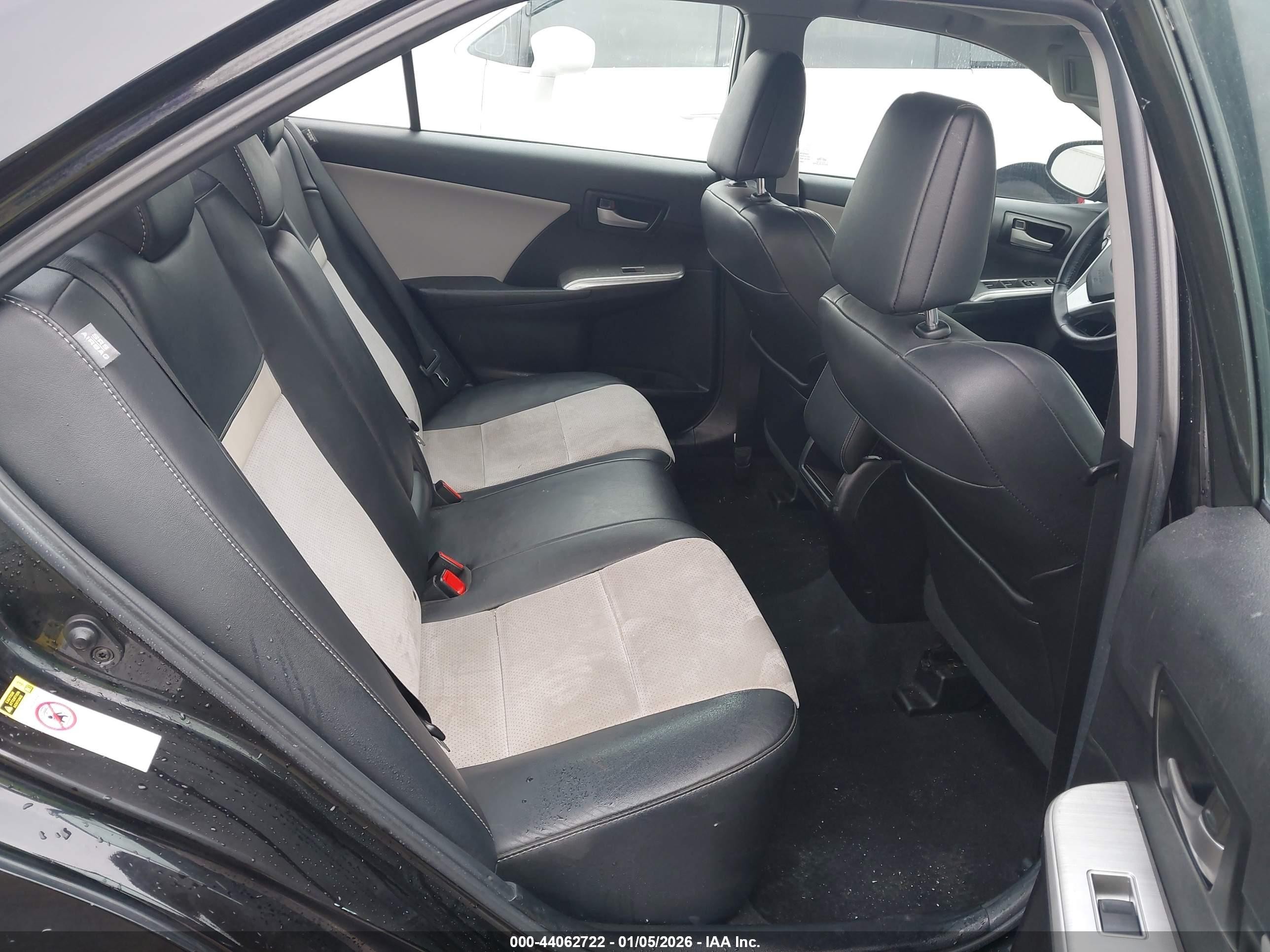 2012 Toyota Camry Se Black vin: 4T1BF1FK7CU122188