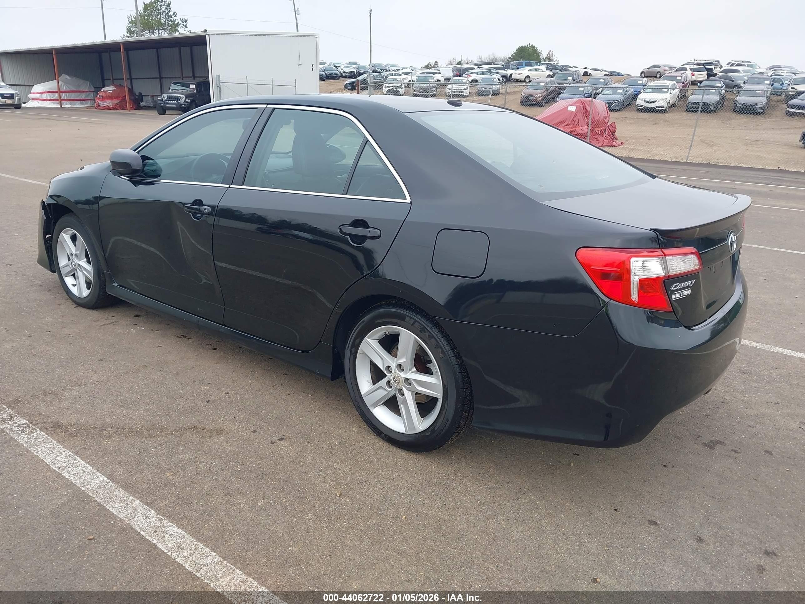 2012 Toyota Camry Se Black vin: 4T1BF1FK7CU122188