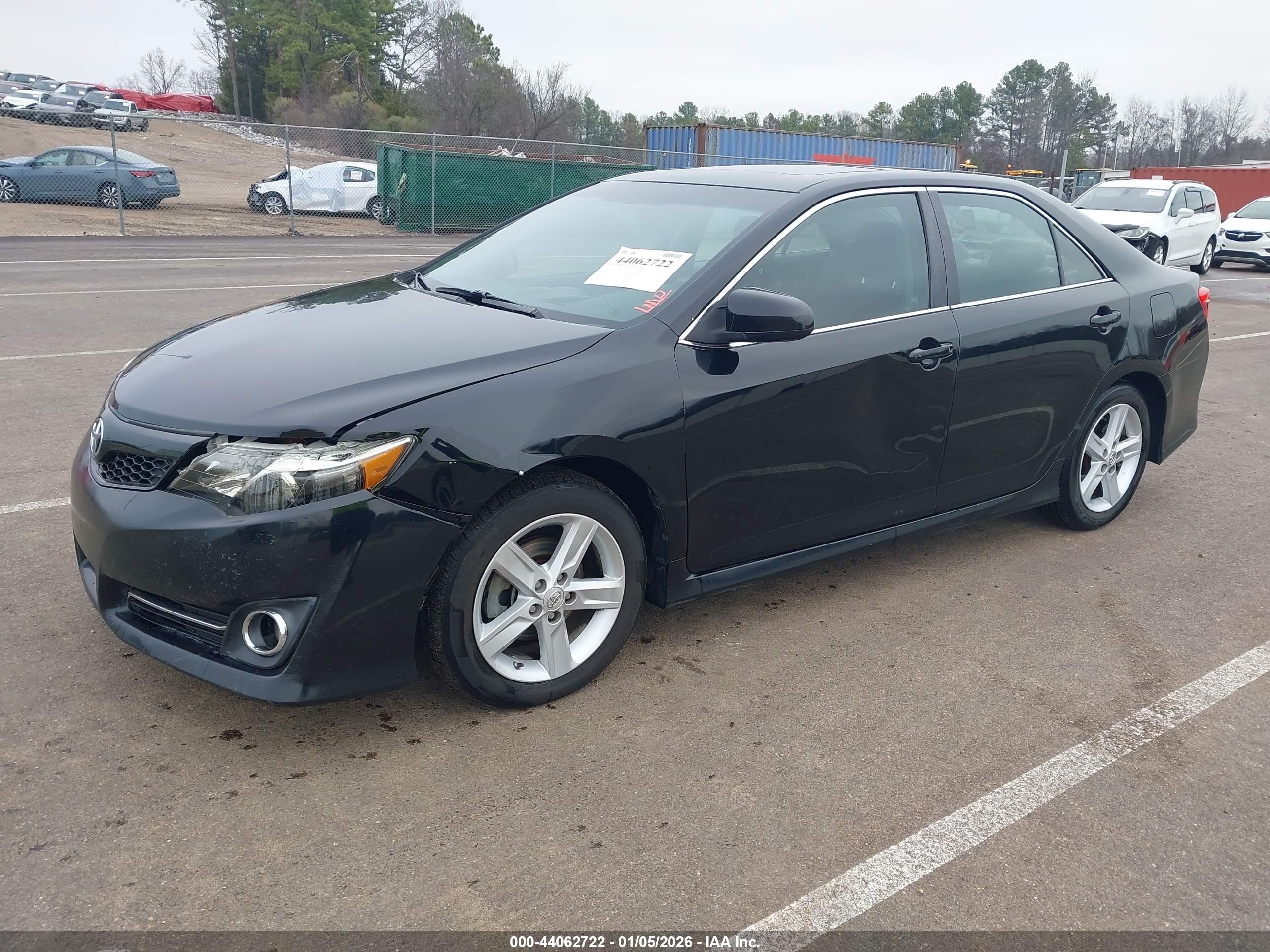 2012 Toyota Camry Se Black vin: 4T1BF1FK7CU122188