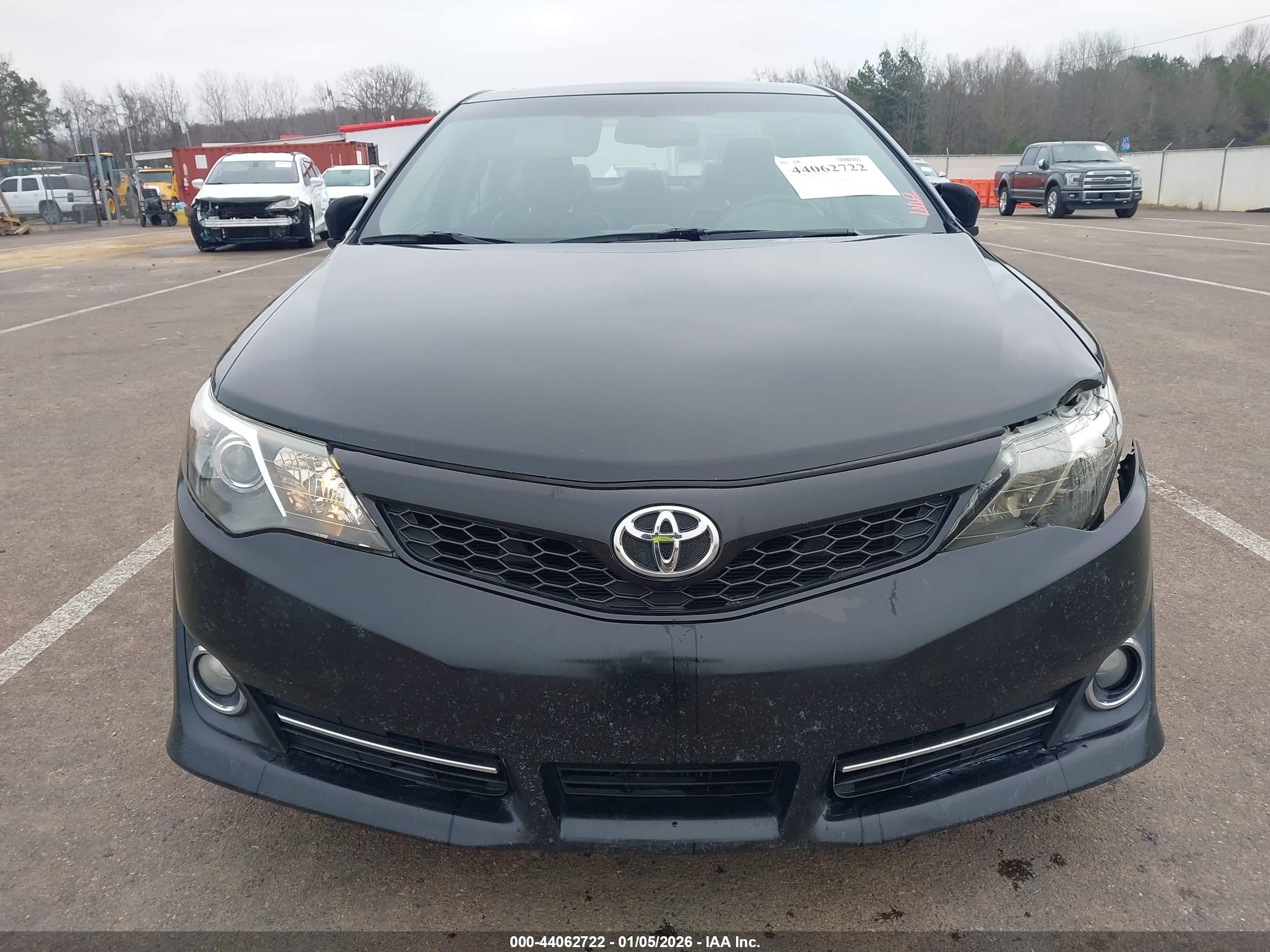 2012 Toyota Camry Se Black vin: 4T1BF1FK7CU122188