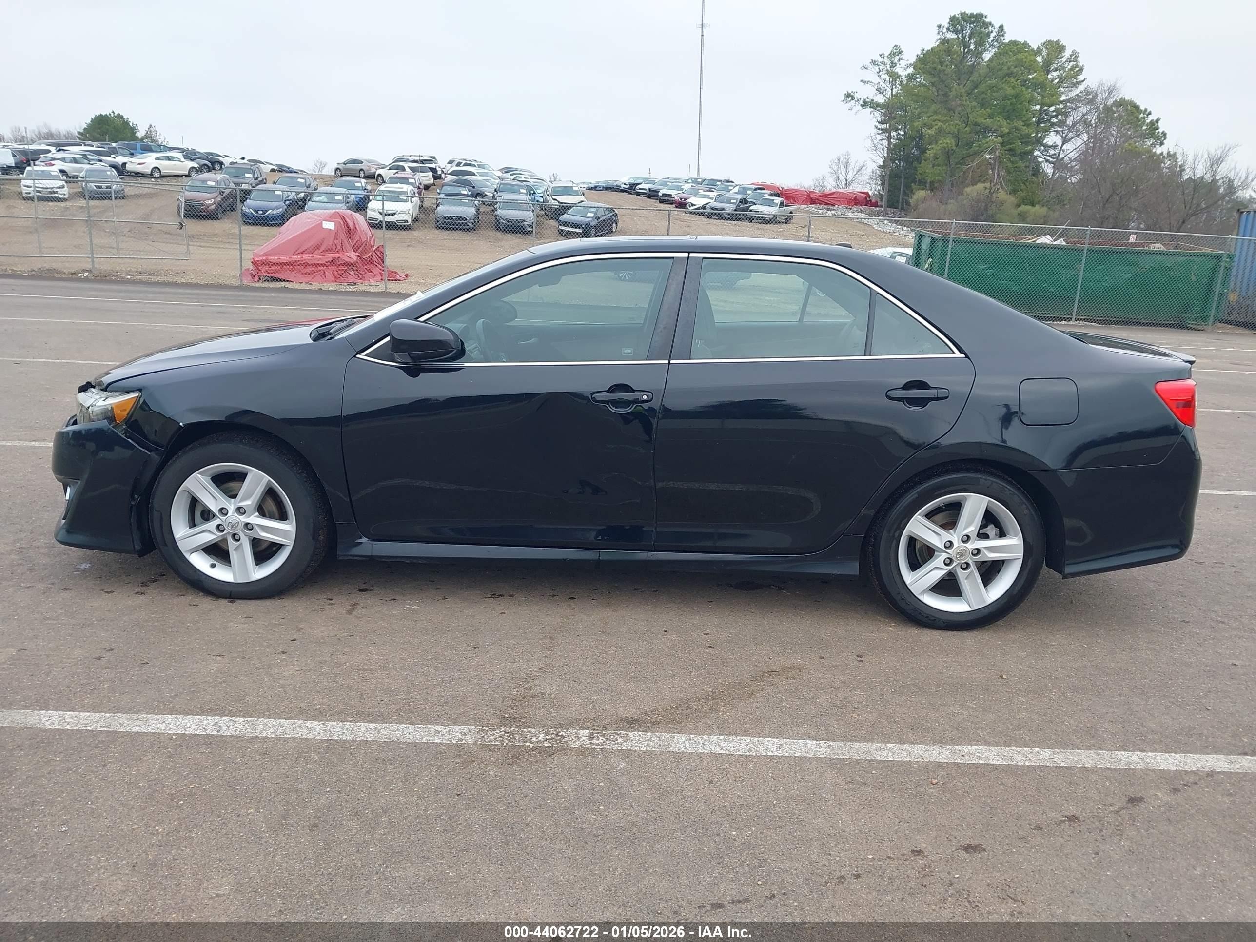 2012 Toyota Camry Se Black vin: 4T1BF1FK7CU122188