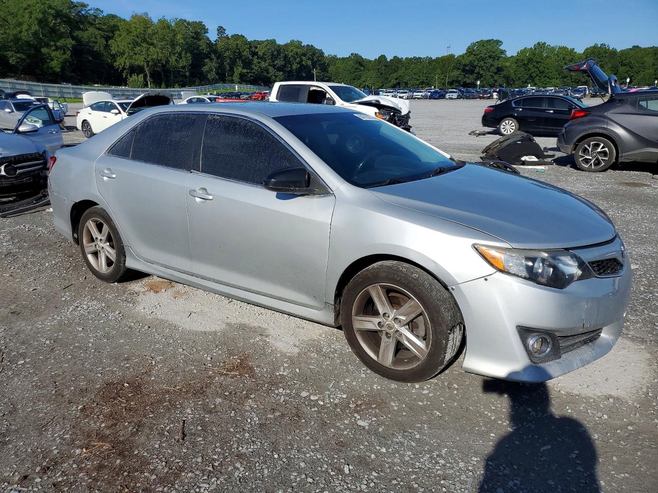 2012 Toyota Camry Se Silver vin: 4T1BF1FK7CU122644