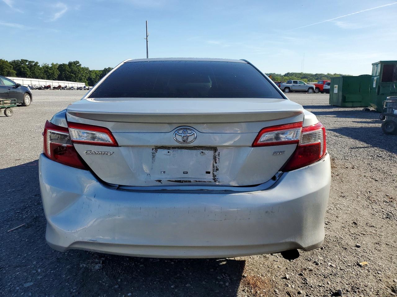 2012 Toyota Camry Se Silver vin: 4T1BF1FK7CU122644