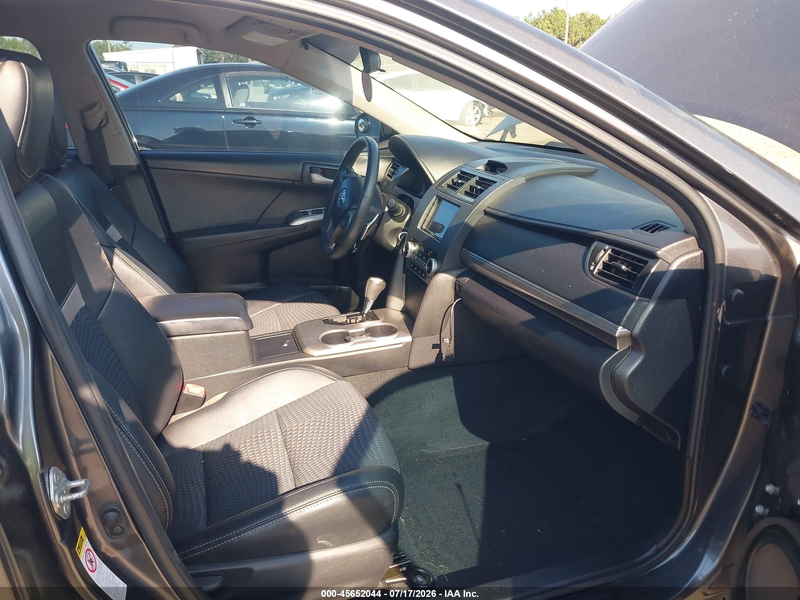 2012 Toyota Camry Se Серый vin: 4T1BF1FK7CU123499