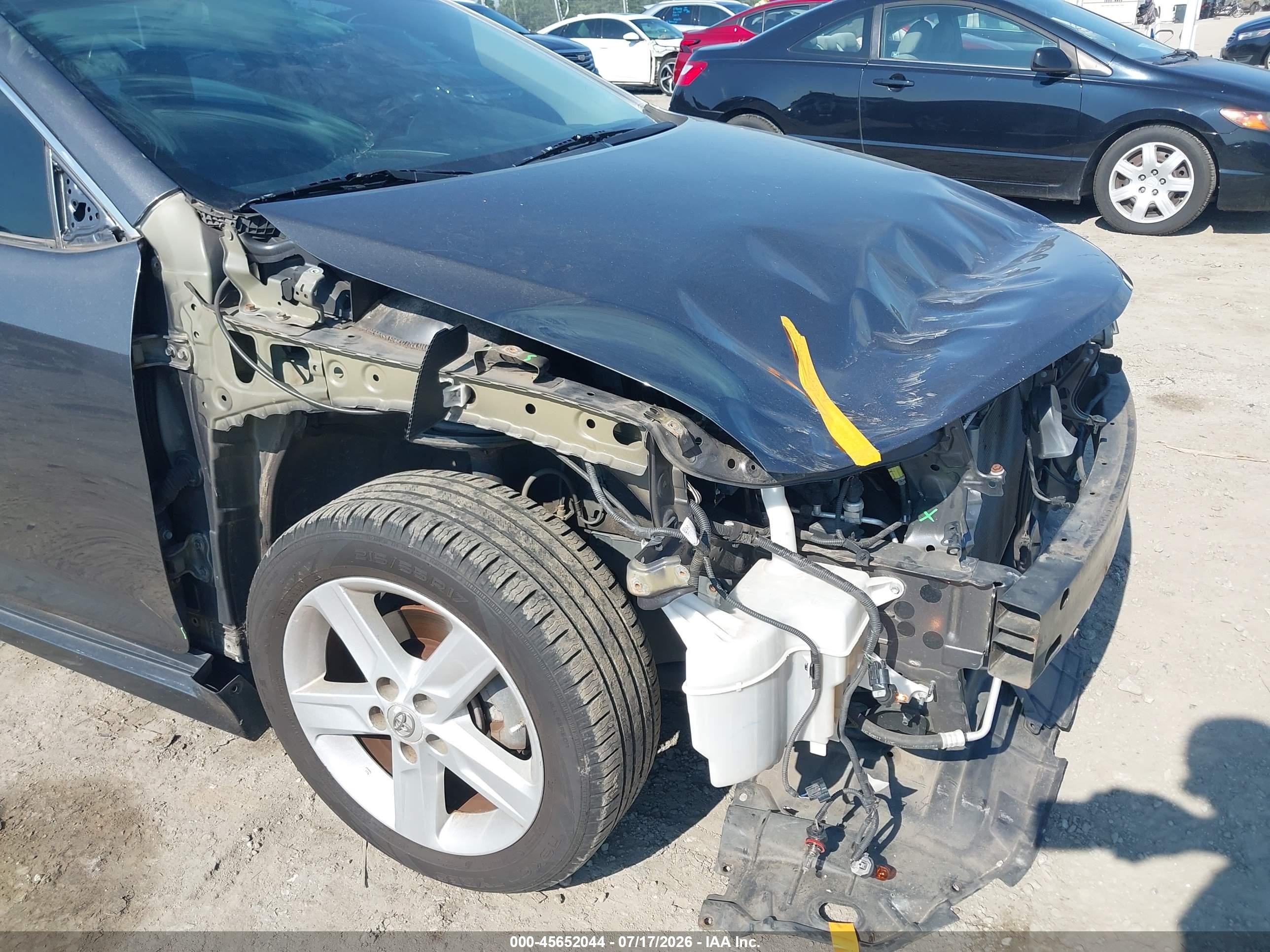 2012 Toyota Camry Se Серый vin: 4T1BF1FK7CU123499