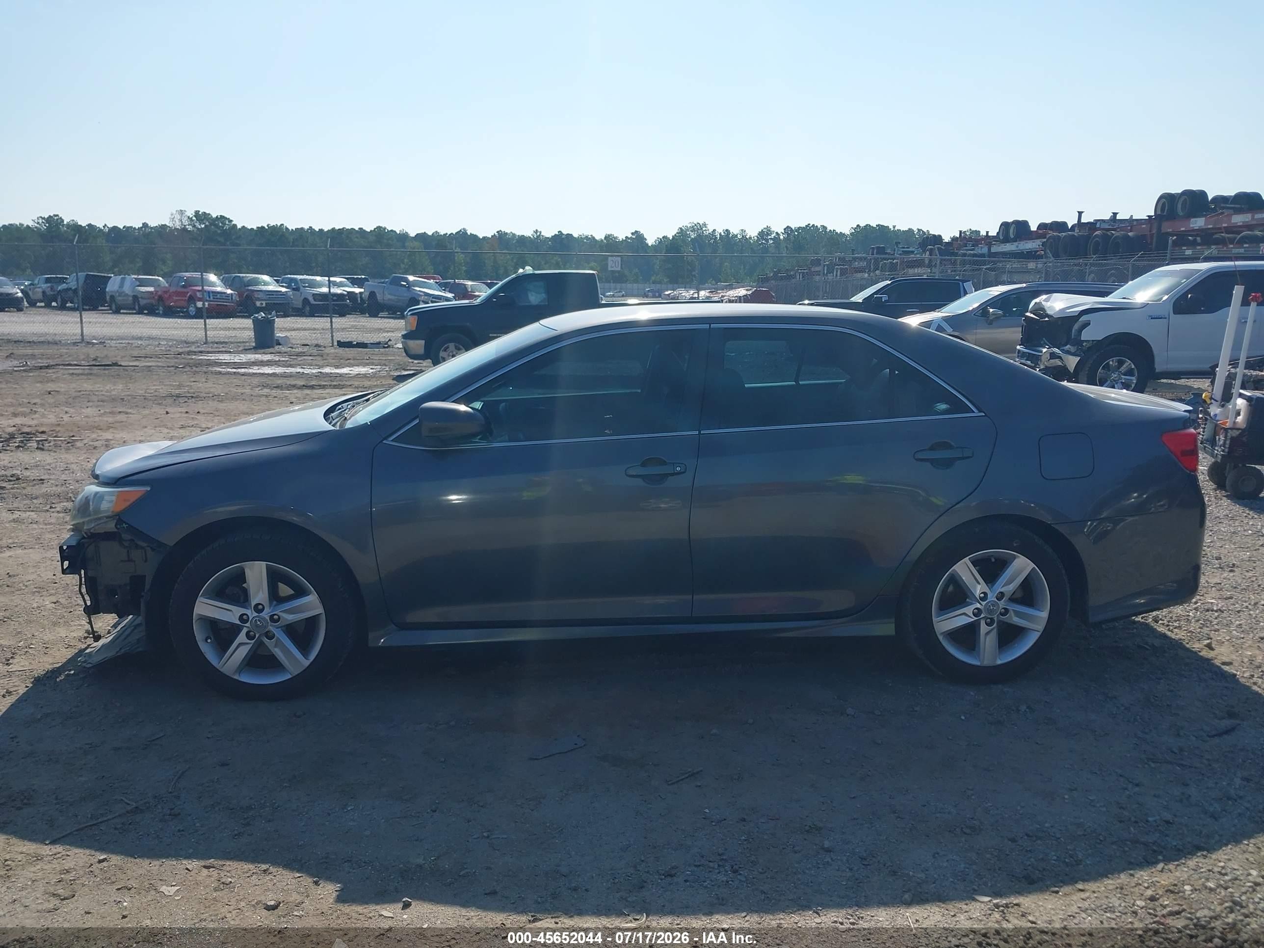 2012 Toyota Camry Se Серый vin: 4T1BF1FK7CU123499