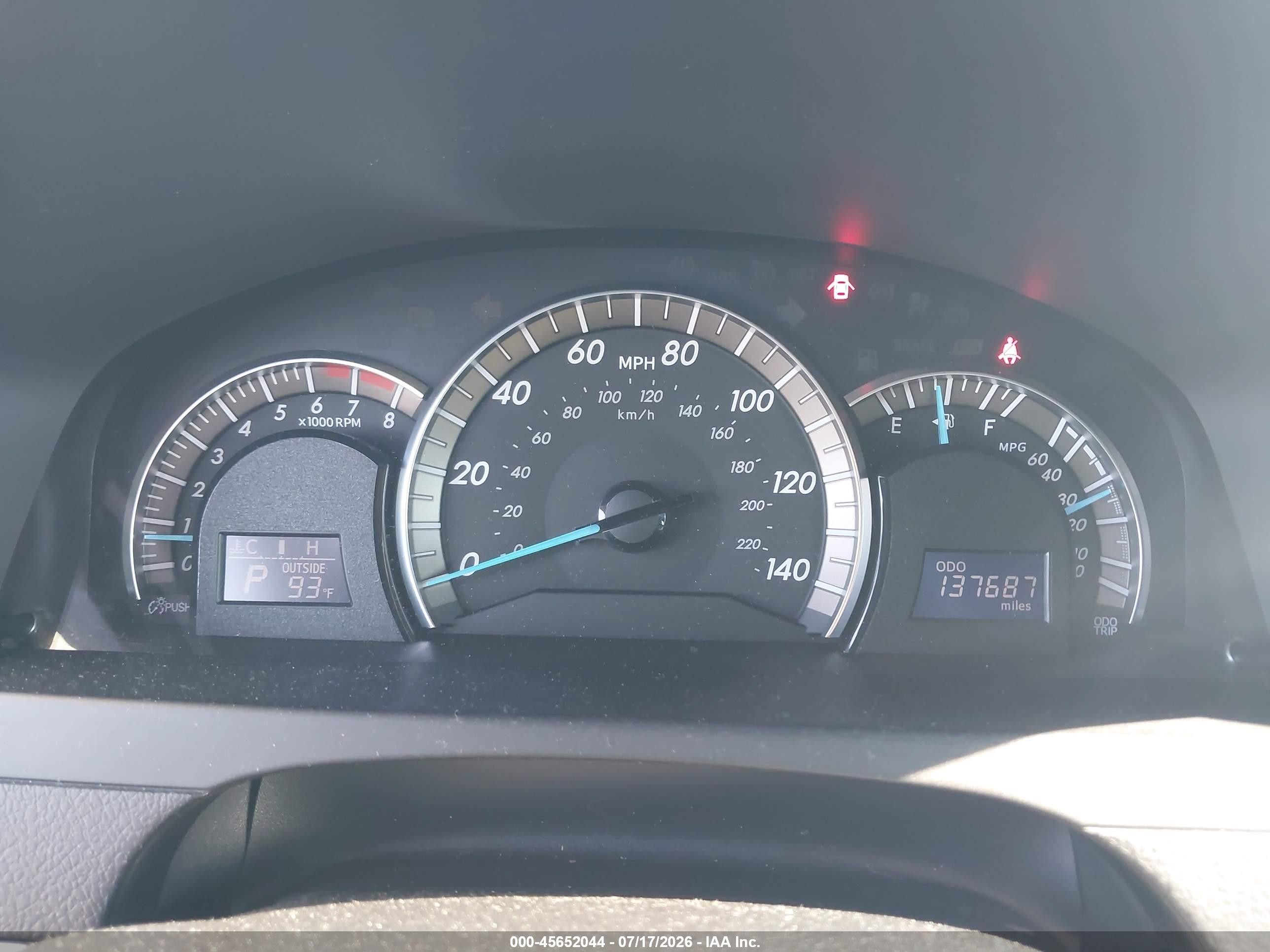 2012 Toyota Camry Se Серый vin: 4T1BF1FK7CU123499