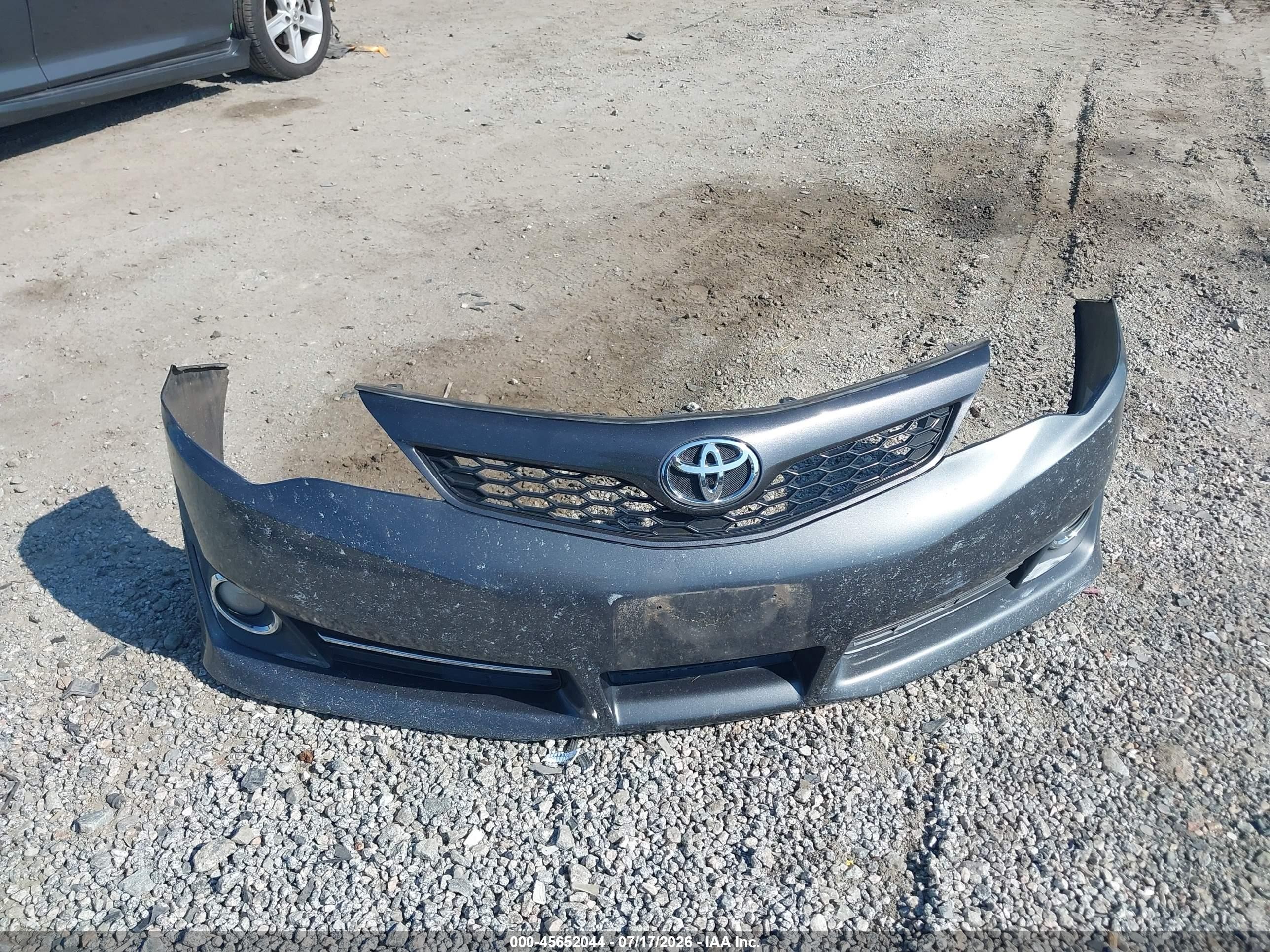 2012 Toyota Camry Se Серый vin: 4T1BF1FK7CU123499