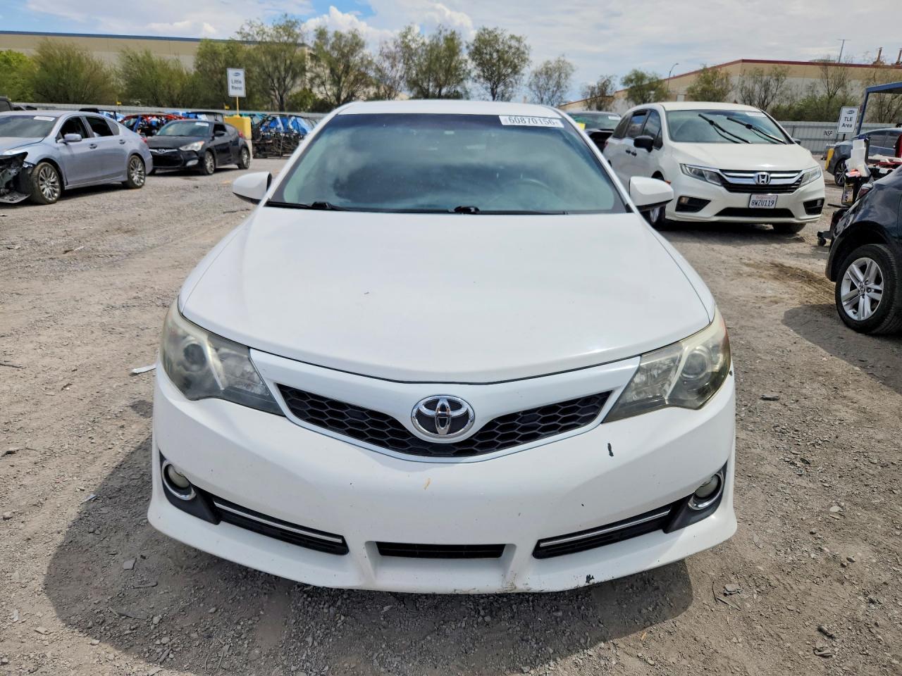 2012 Toyota Camry Se White vin: 4T1BF1FK7CU145308