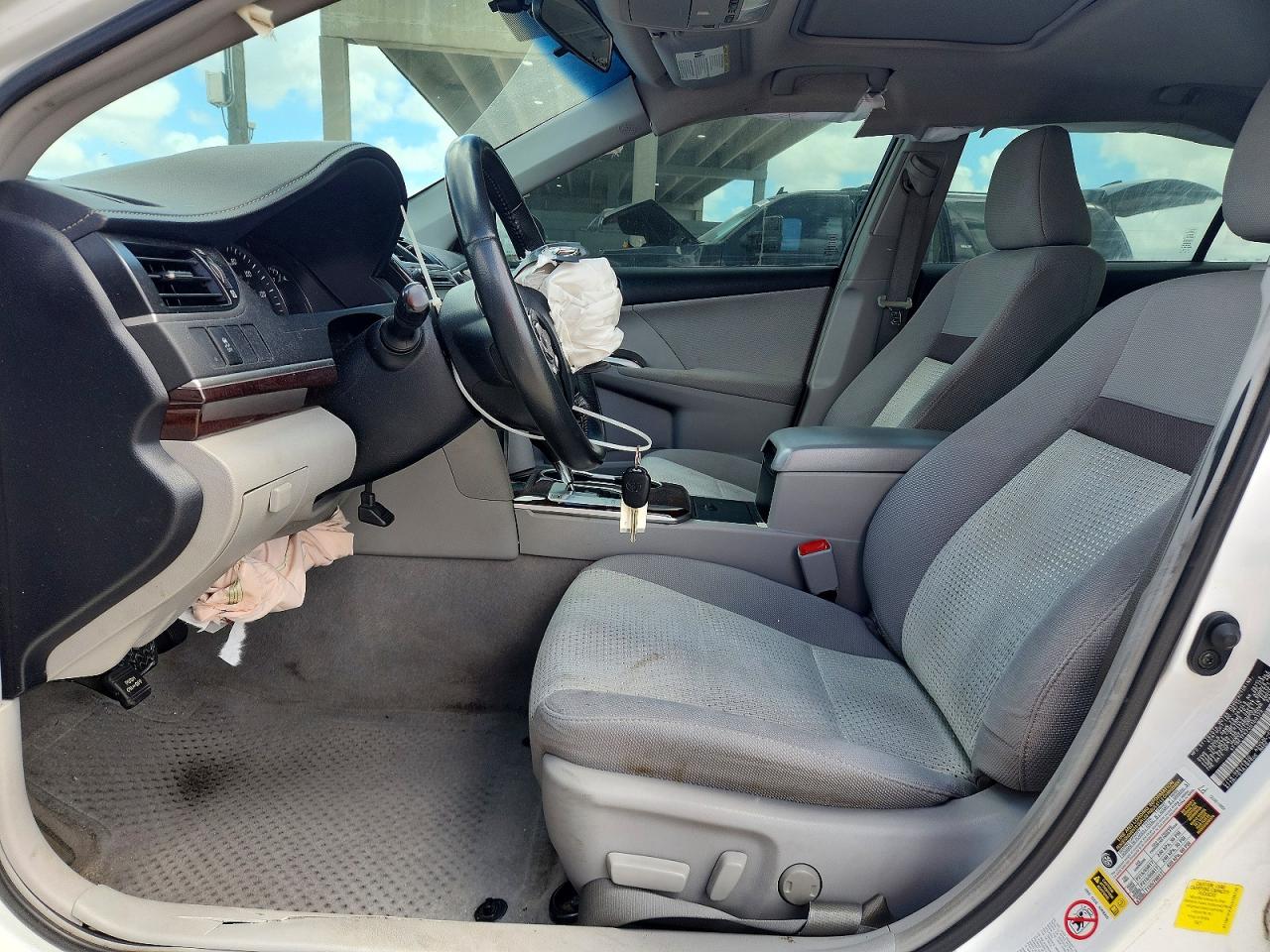 2012 Toyota Camry Xle Белый vin: 4T1BF1FK7CU150170