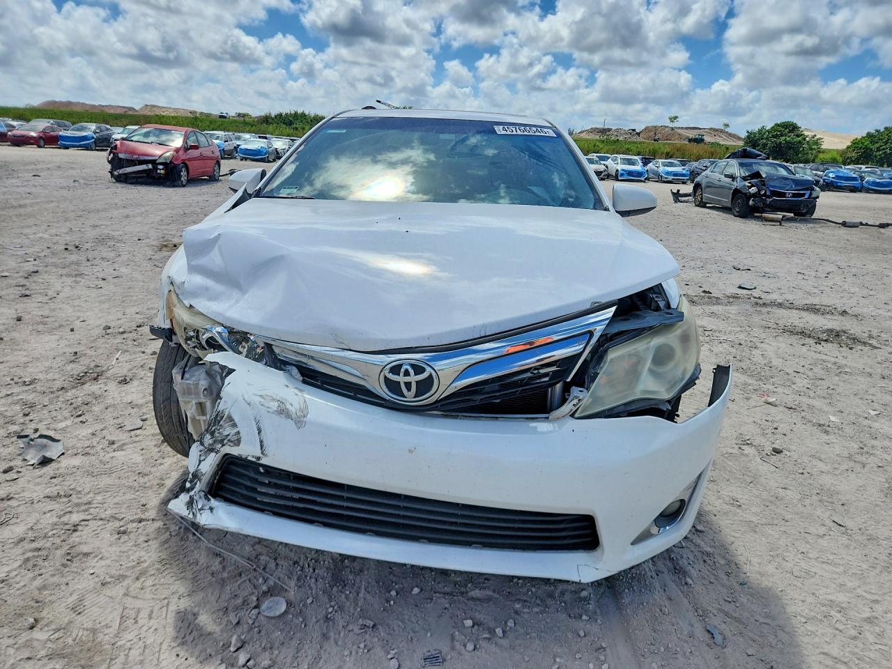 2012 Toyota Camry Xle Белый vin: 4T1BF1FK7CU150170