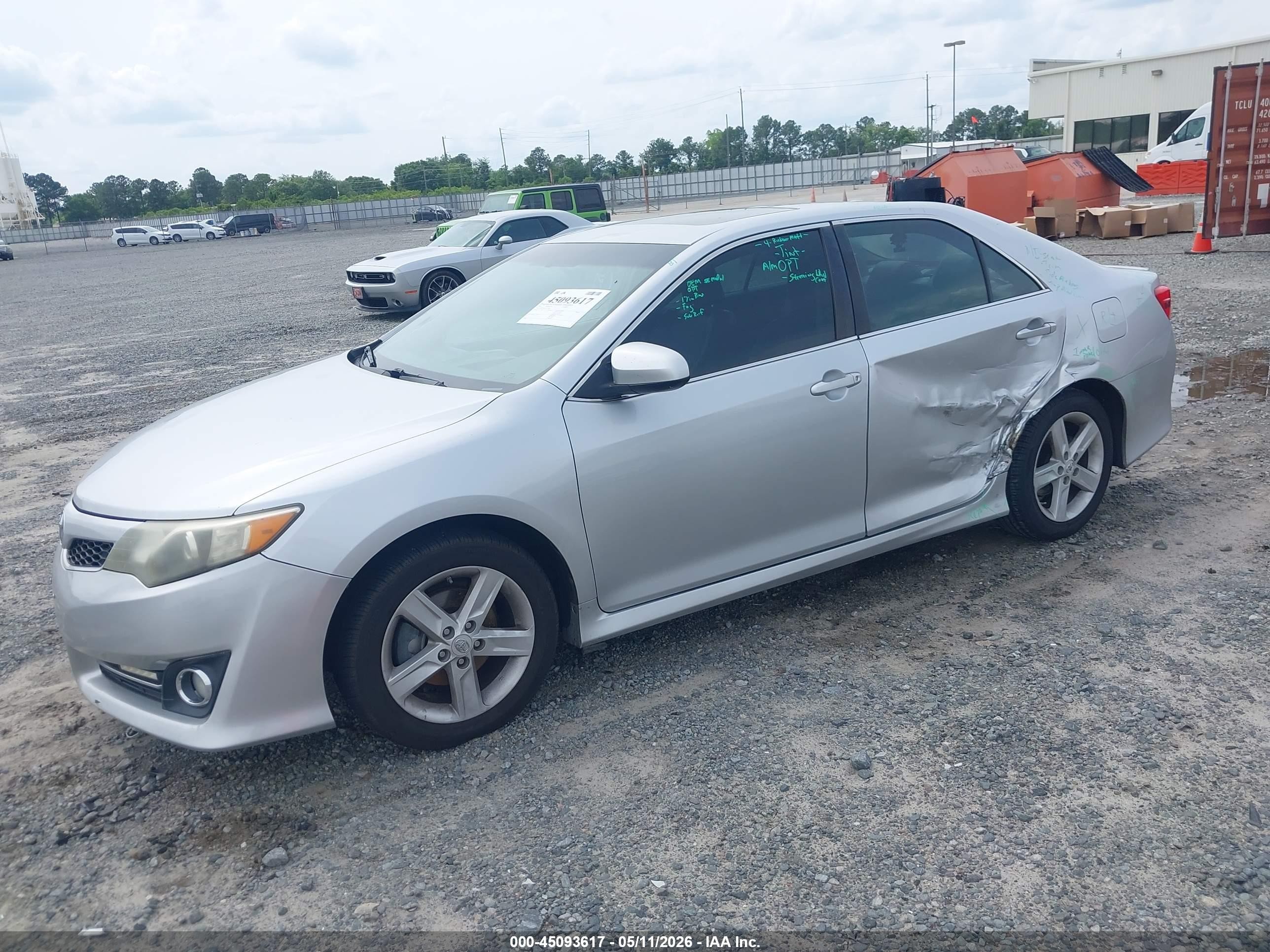2012 Toyota Camry Se Silver vin: 4T1BF1FK7CU151044