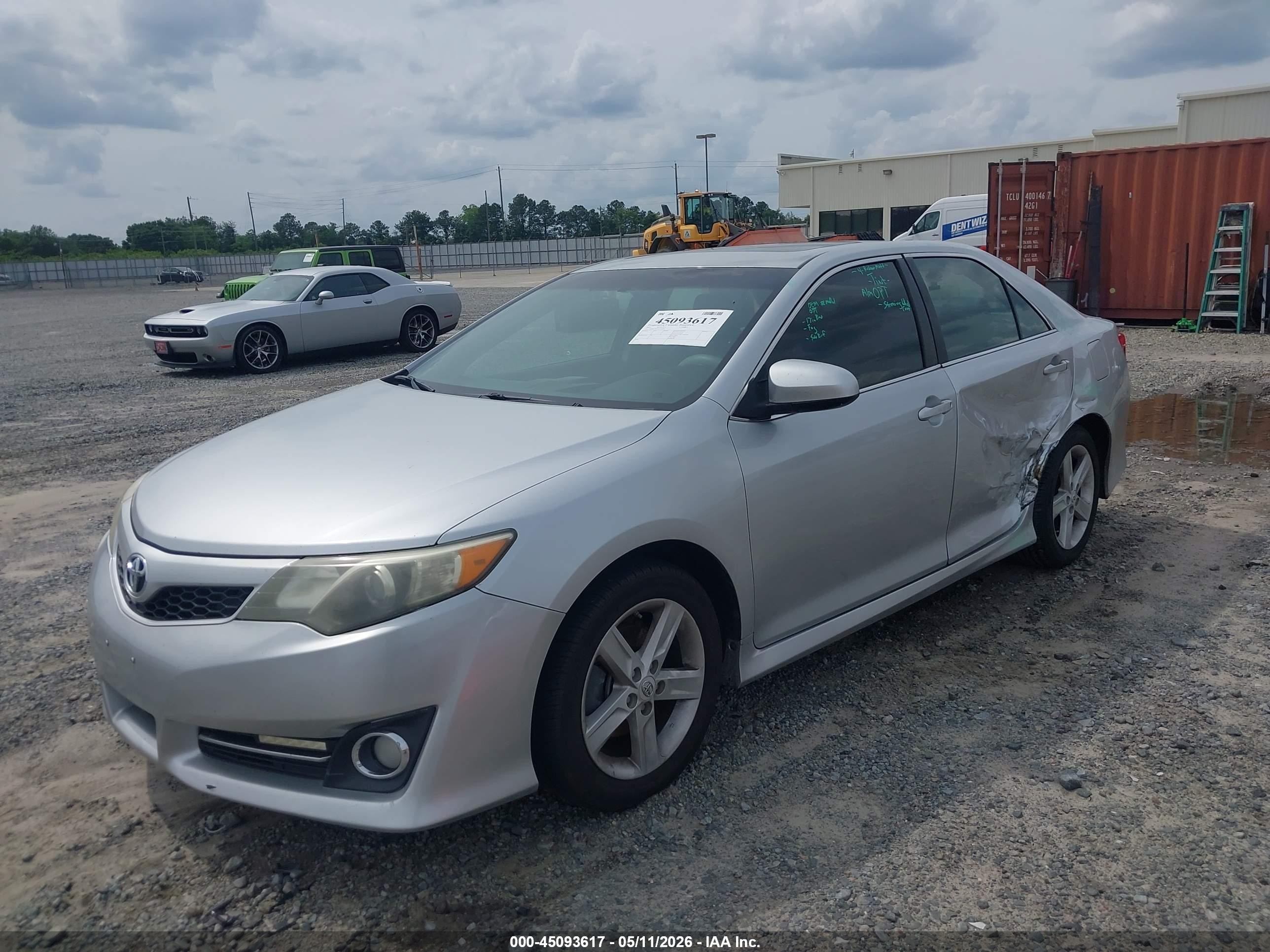 2012 Toyota Camry Se Silver vin: 4T1BF1FK7CU151044