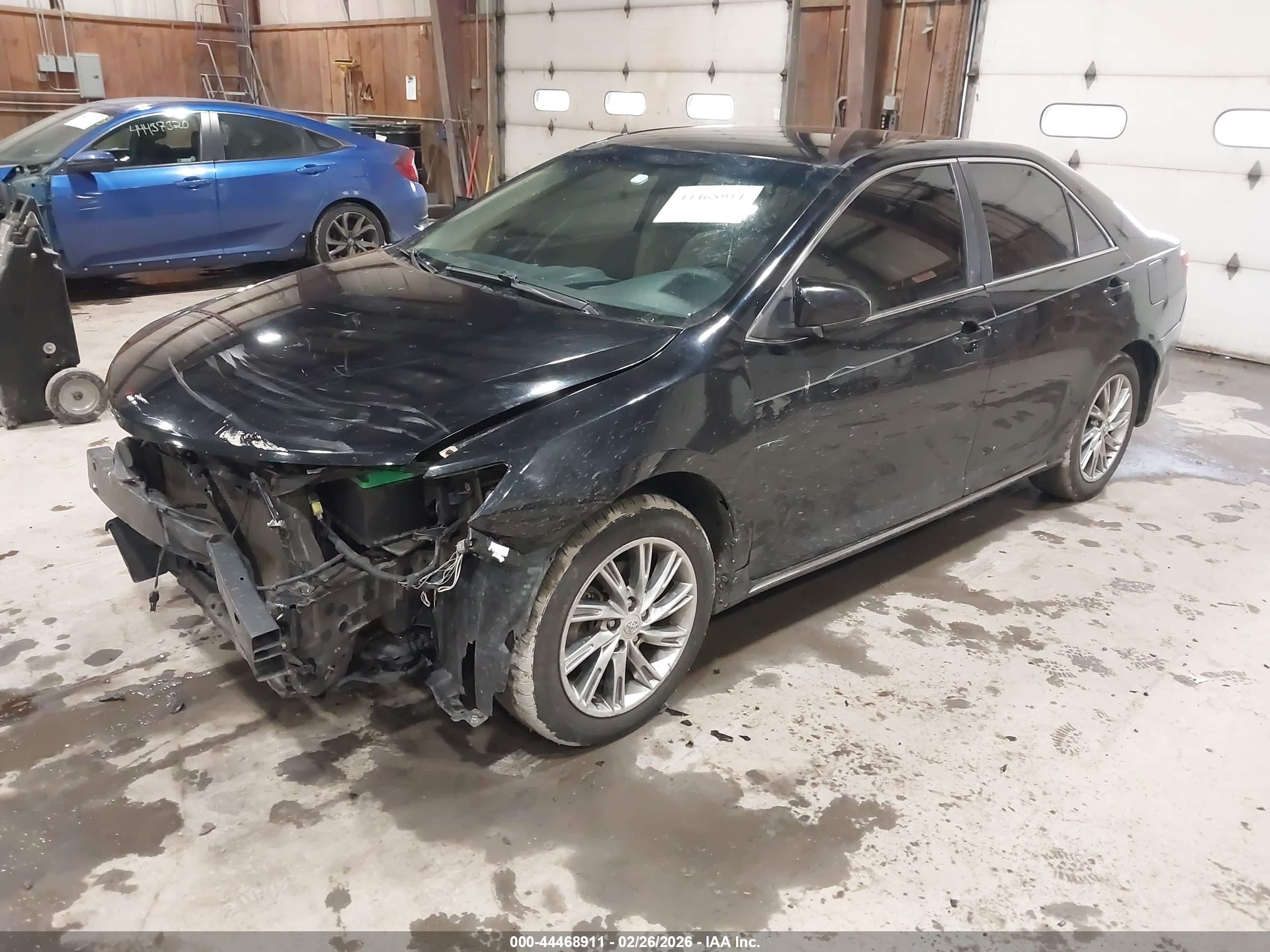 2012 Toyota Camry Le Black vin: 4T1BF1FK7CU164912