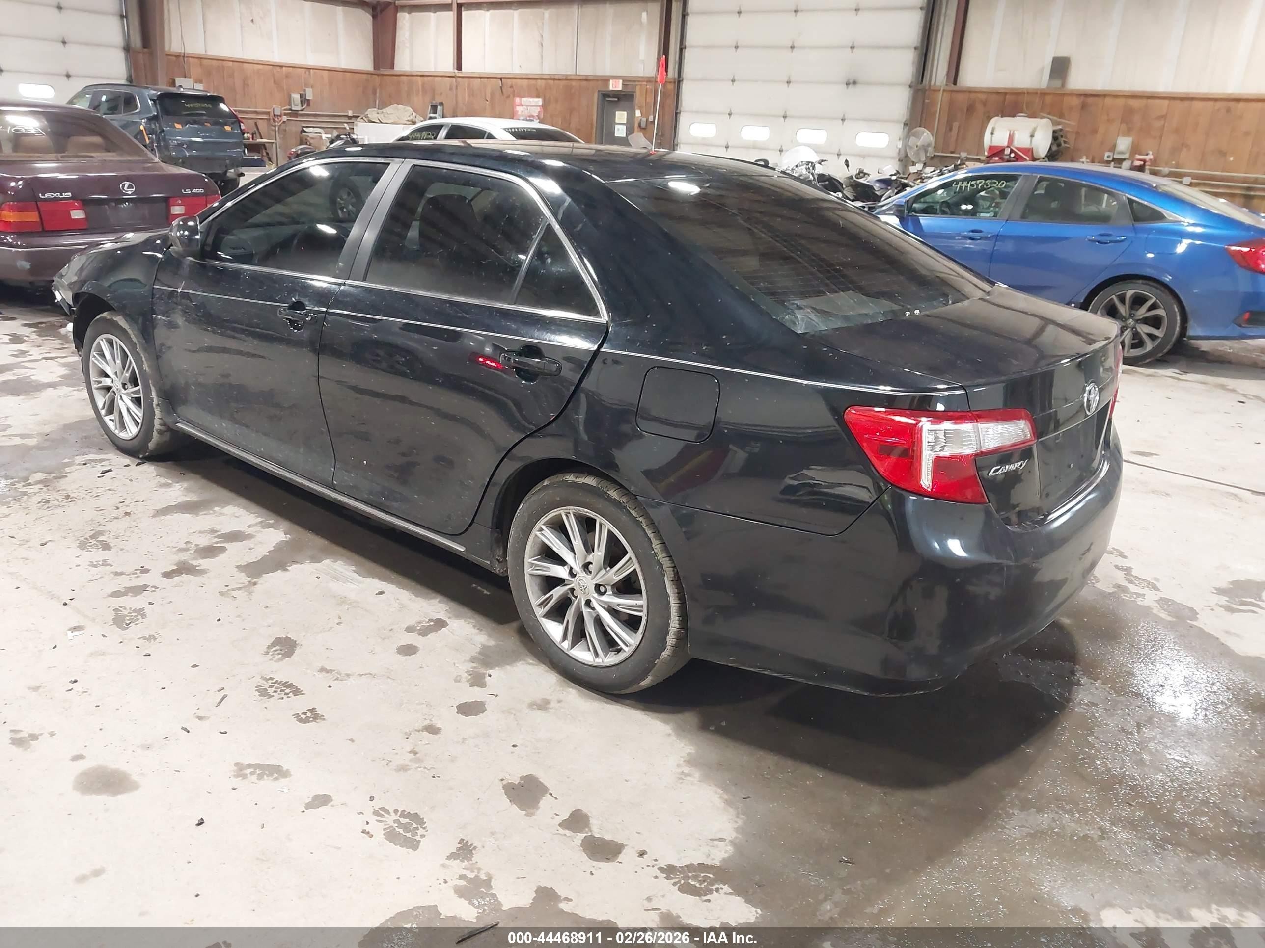 2012 Toyota Camry Le Black vin: 4T1BF1FK7CU164912