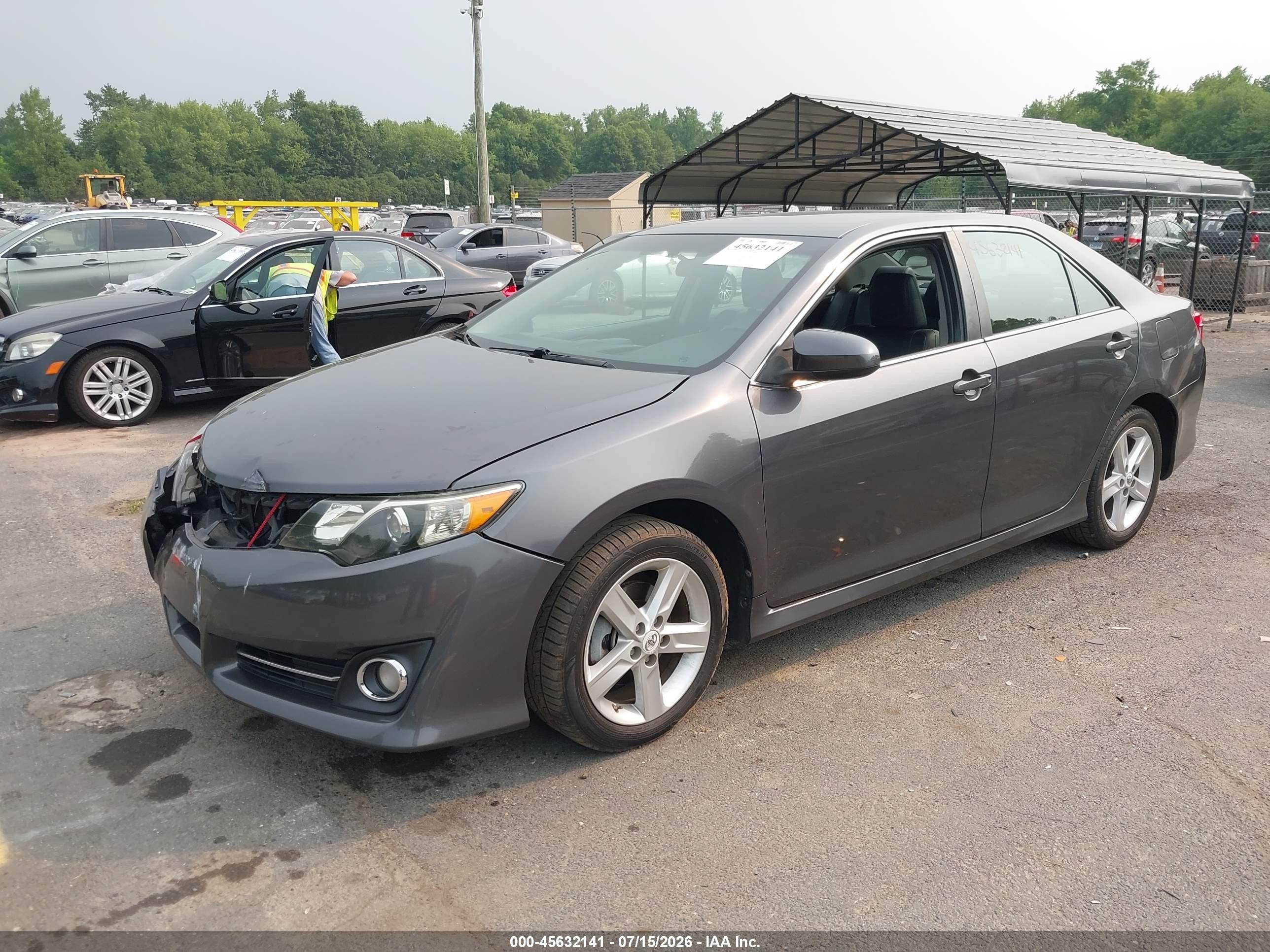 2012 Toyota Camry Se Gray vin: 4T1BF1FK7CU179409