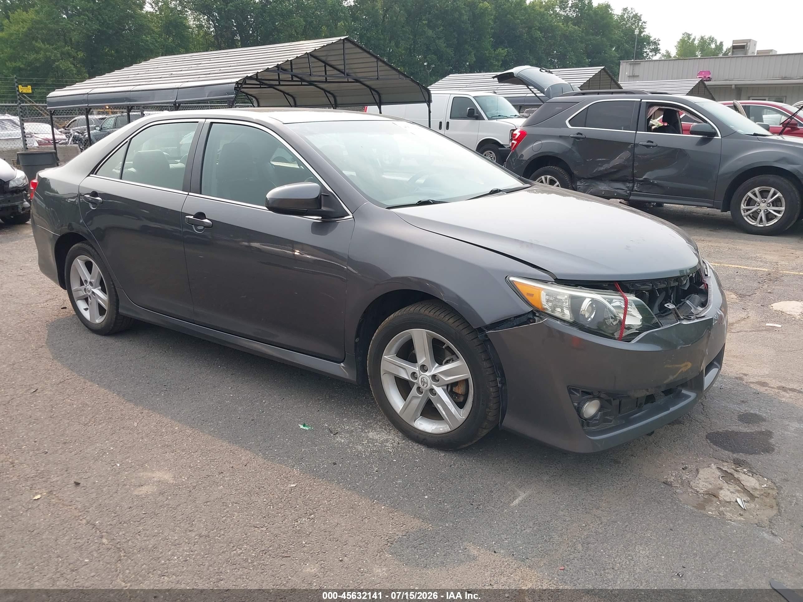 2012 Toyota Camry Se Gray vin: 4T1BF1FK7CU179409