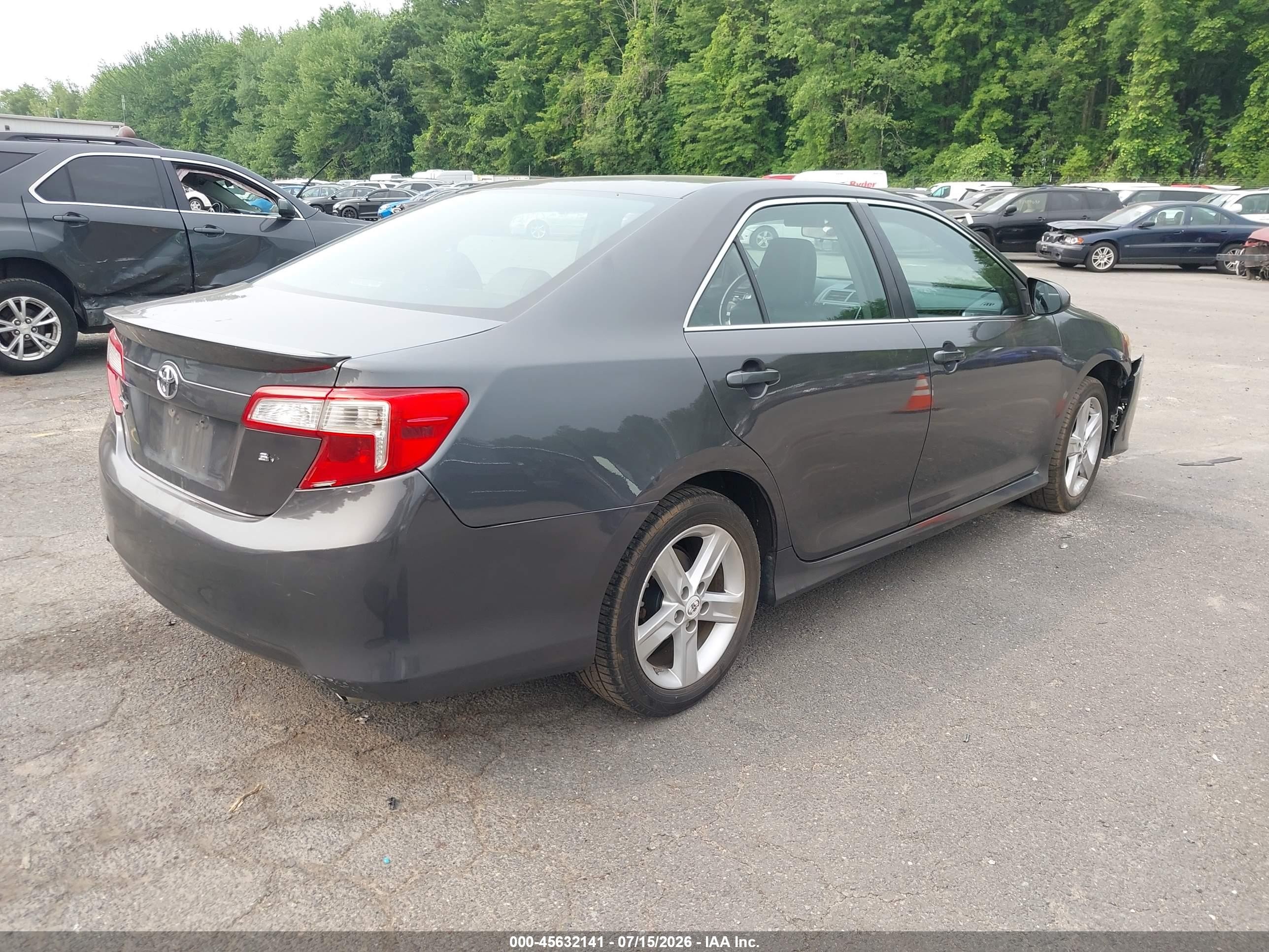 2012 Toyota Camry Se Gray vin: 4T1BF1FK7CU179409
