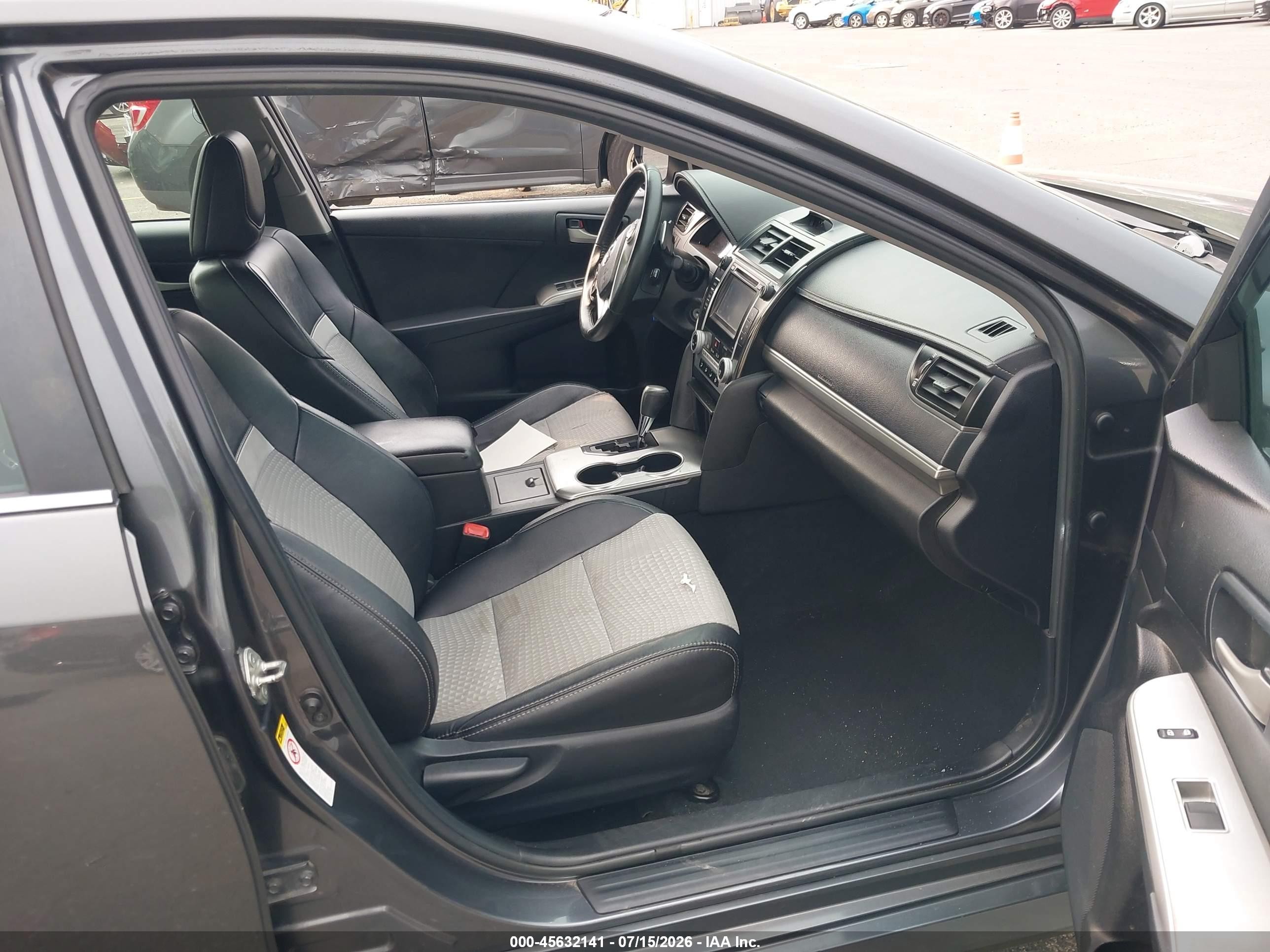 2012 Toyota Camry Se Gray vin: 4T1BF1FK7CU179409