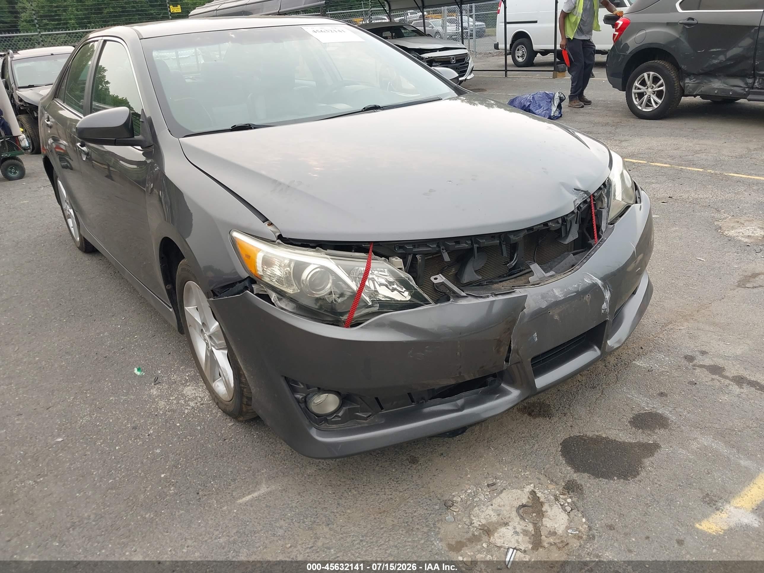 2012 Toyota Camry Se Gray vin: 4T1BF1FK7CU179409