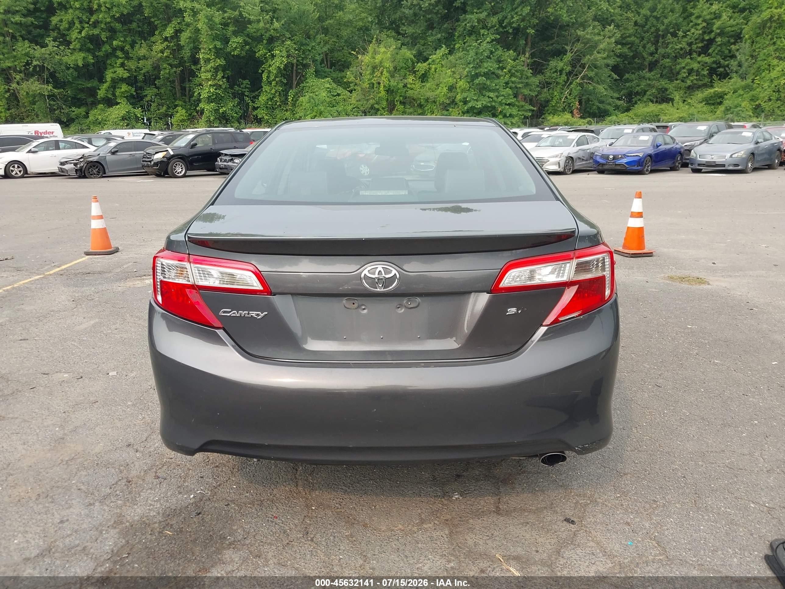 2012 Toyota Camry Se Gray vin: 4T1BF1FK7CU179409