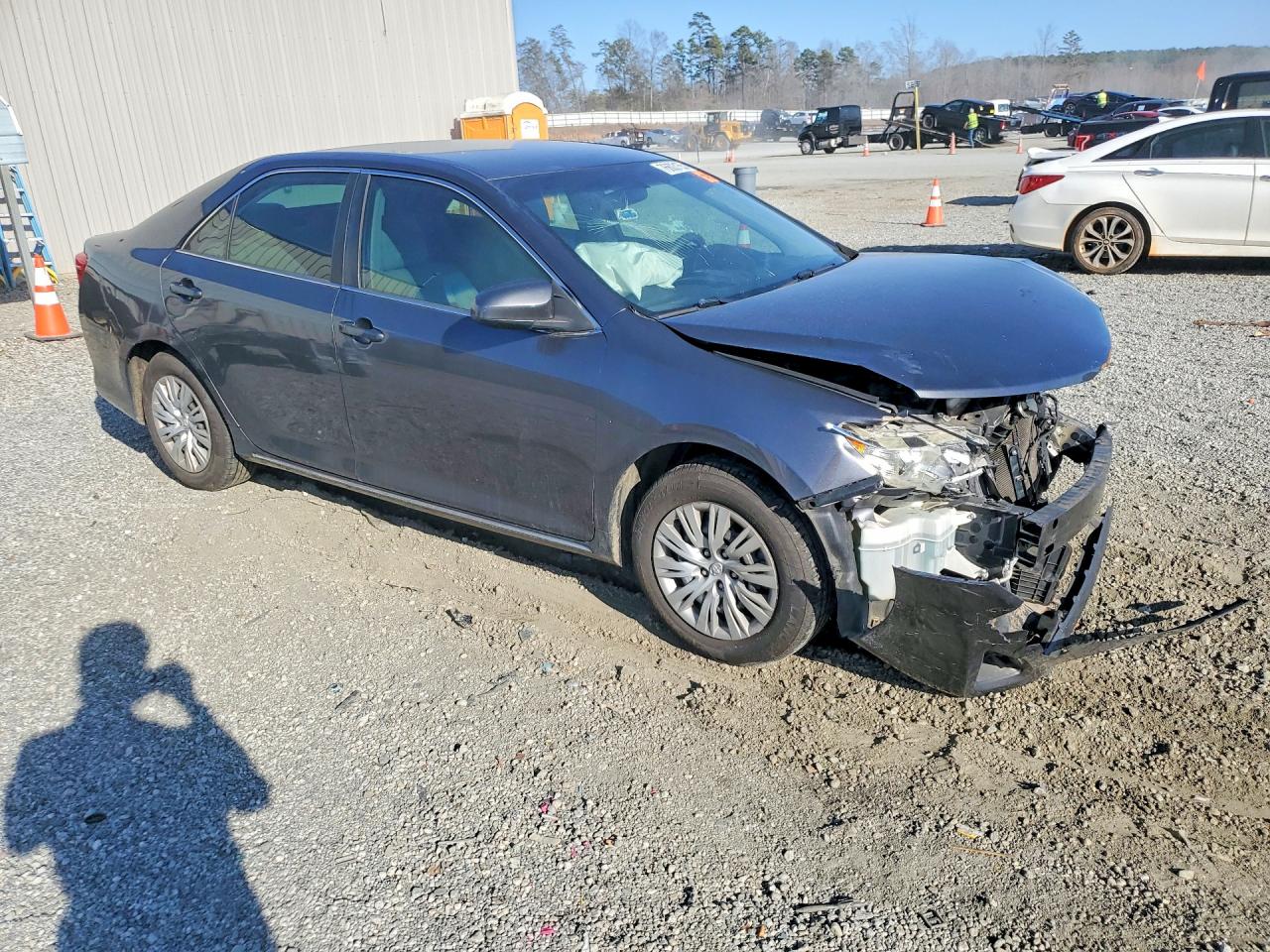 2012 Toyota Camry Base Gray vin: 4T1BF1FK7CU182598