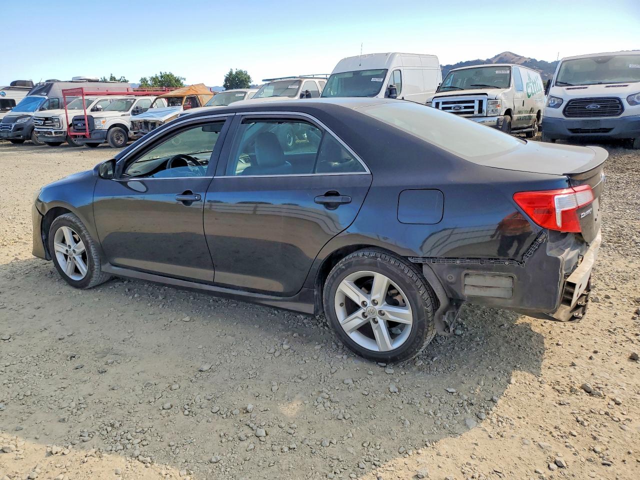 2012 Toyota Camry Se Black vin: 4T1BF1FK7CU192953