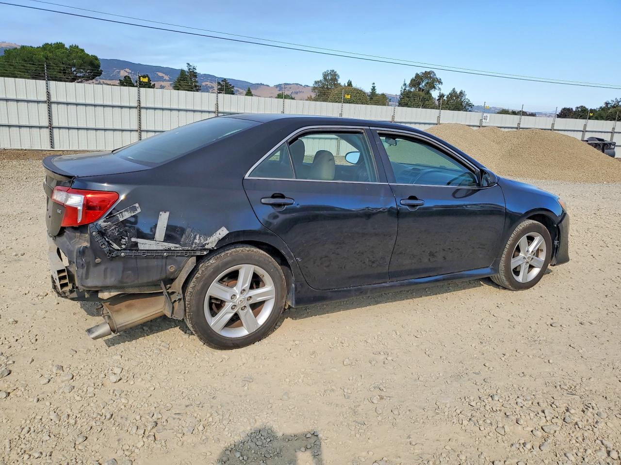 2012 Toyota Camry Se Black vin: 4T1BF1FK7CU192953