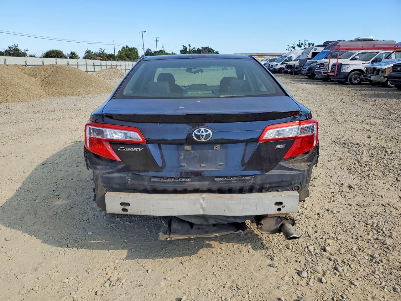 2012 Toyota Camry Se Black vin: 4T1BF1FK7CU192953