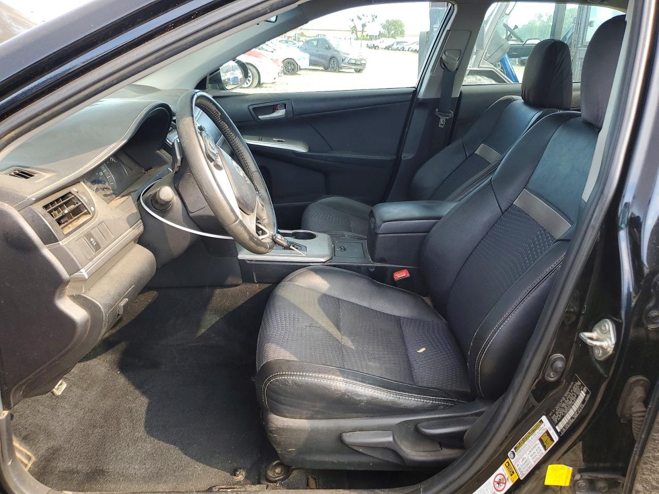2012 Toyota Camry Se Black vin: 4T1BF1FK7CU192953