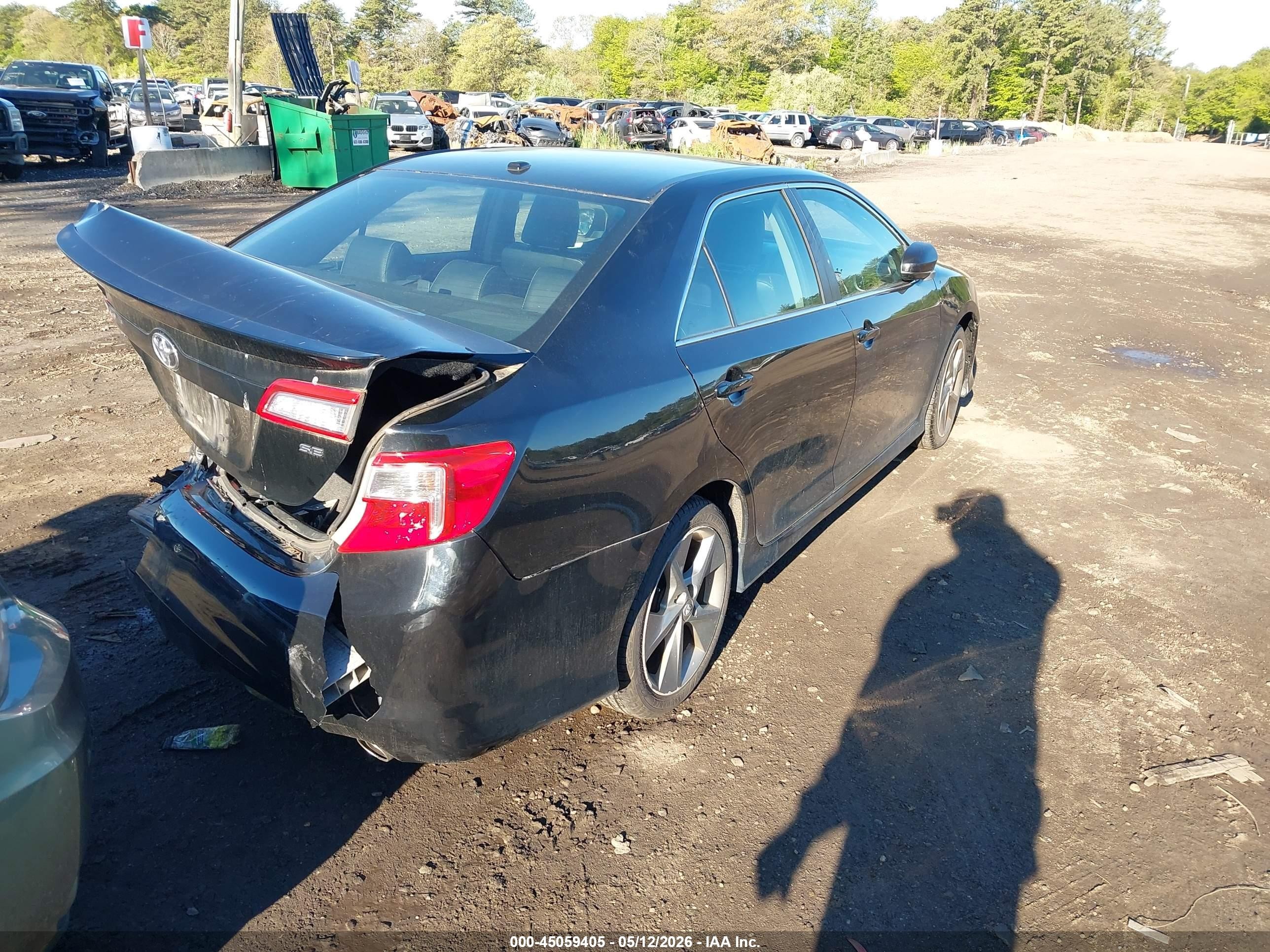 2012 Toyota Camry Se Limited Edition Черный vin: 4T1BF1FK7CU199871